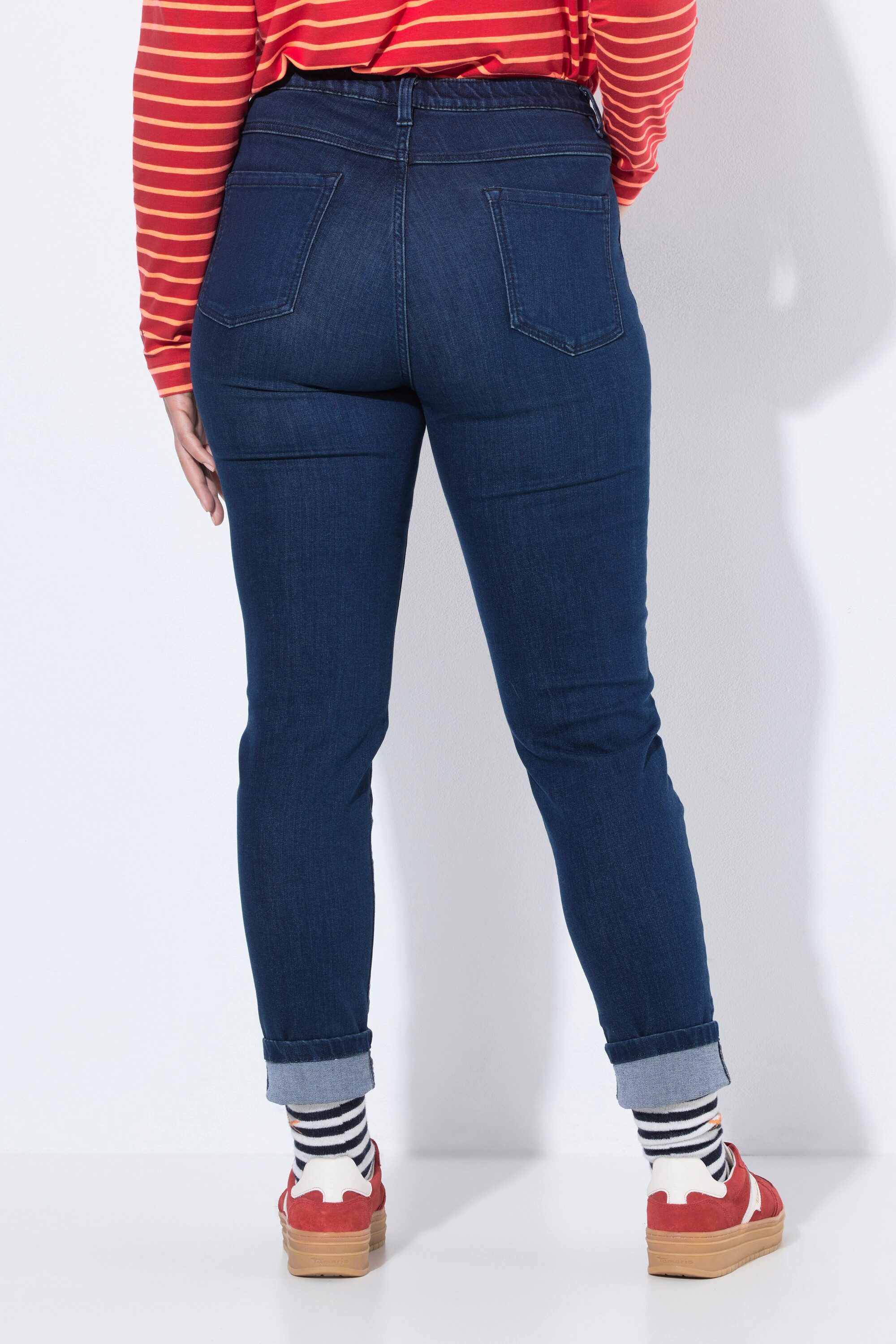 Laurasøn Röhrenjeans High Waist Jeans Slim