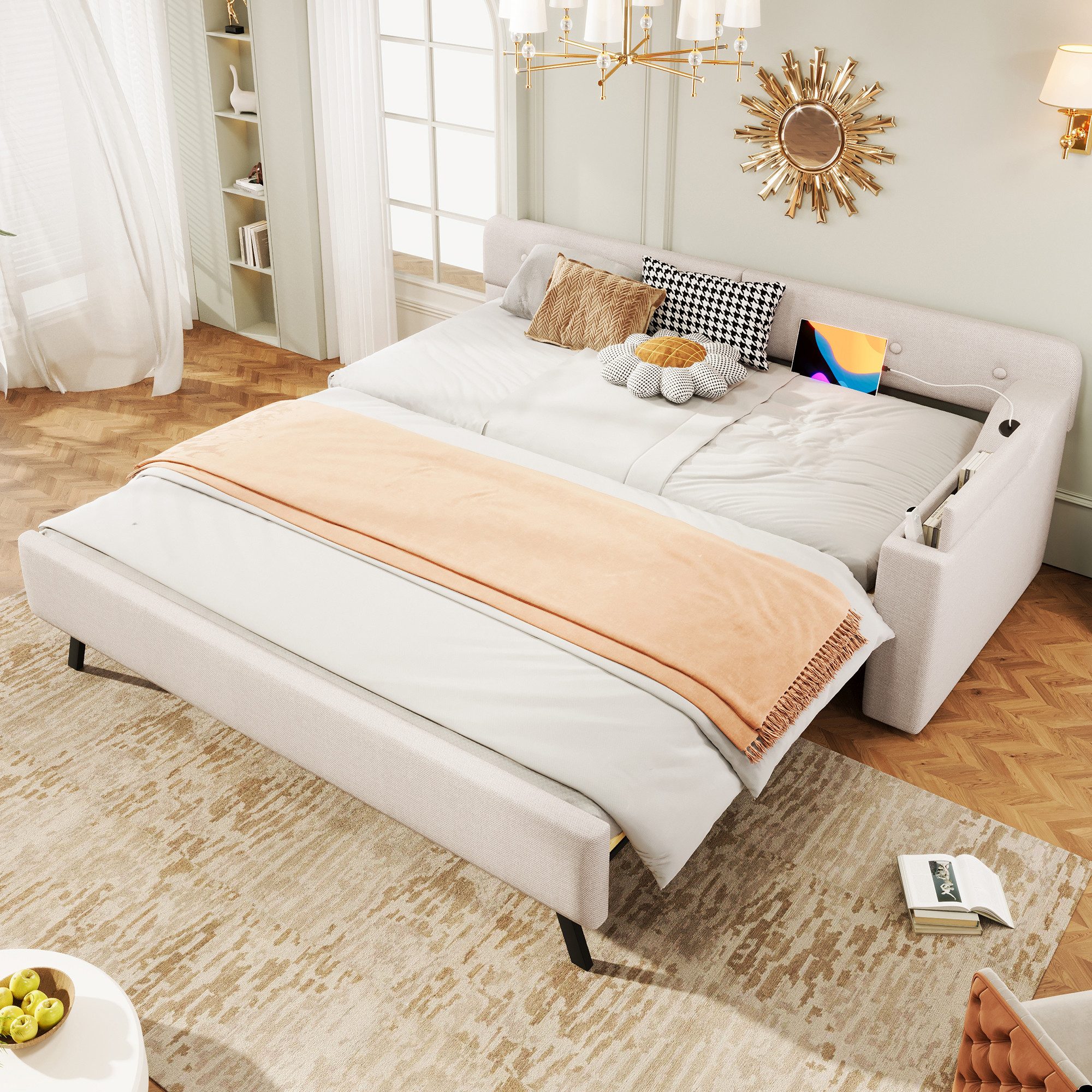 Flieks Polsterbett, Daybett Schlafsofa 90x200cm mit günstig online kaufen