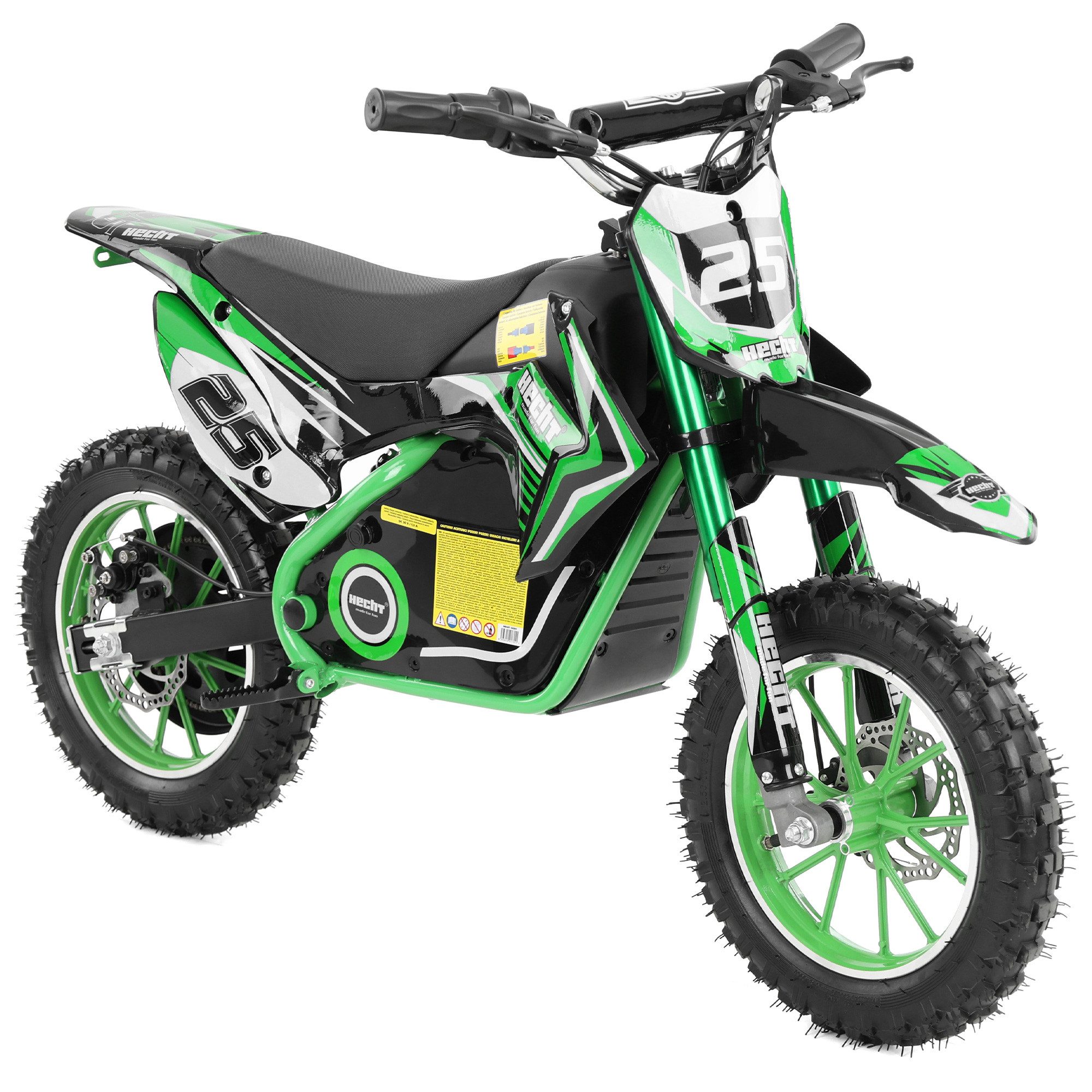 Hecht Elektro-Kindermotorrad Pocketbike 500W bis 25 km/h 36V 8Ah Akku, Belastbarkeit 75 kg, Scheibenbremsen