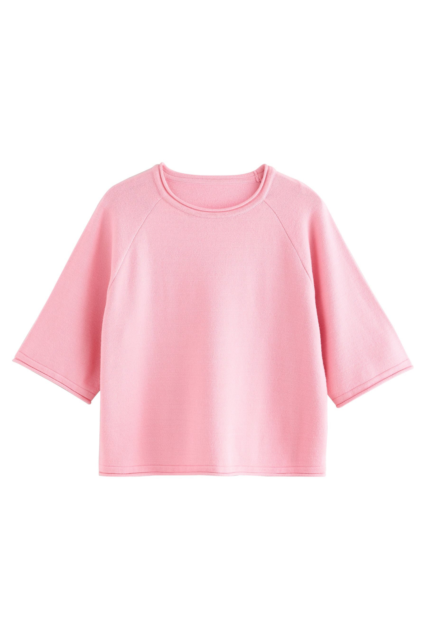 Next Kurzarmpullover Gemütliches Kurzarm-Oberteil (1-tlg) günstig online kaufen