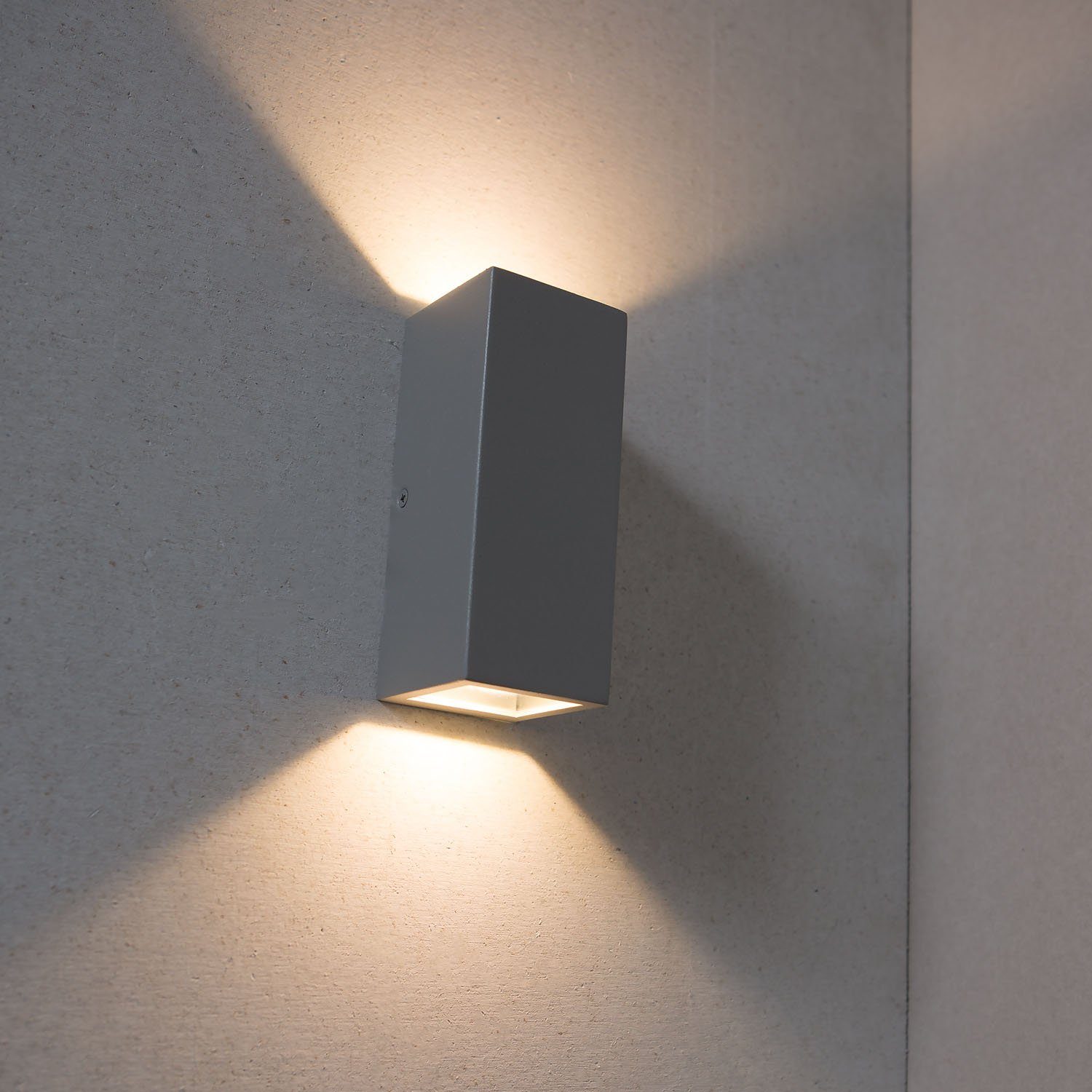 Havit Lighting Salvador, Außen-Wandleuchte integriert, fest Warmweiß LED