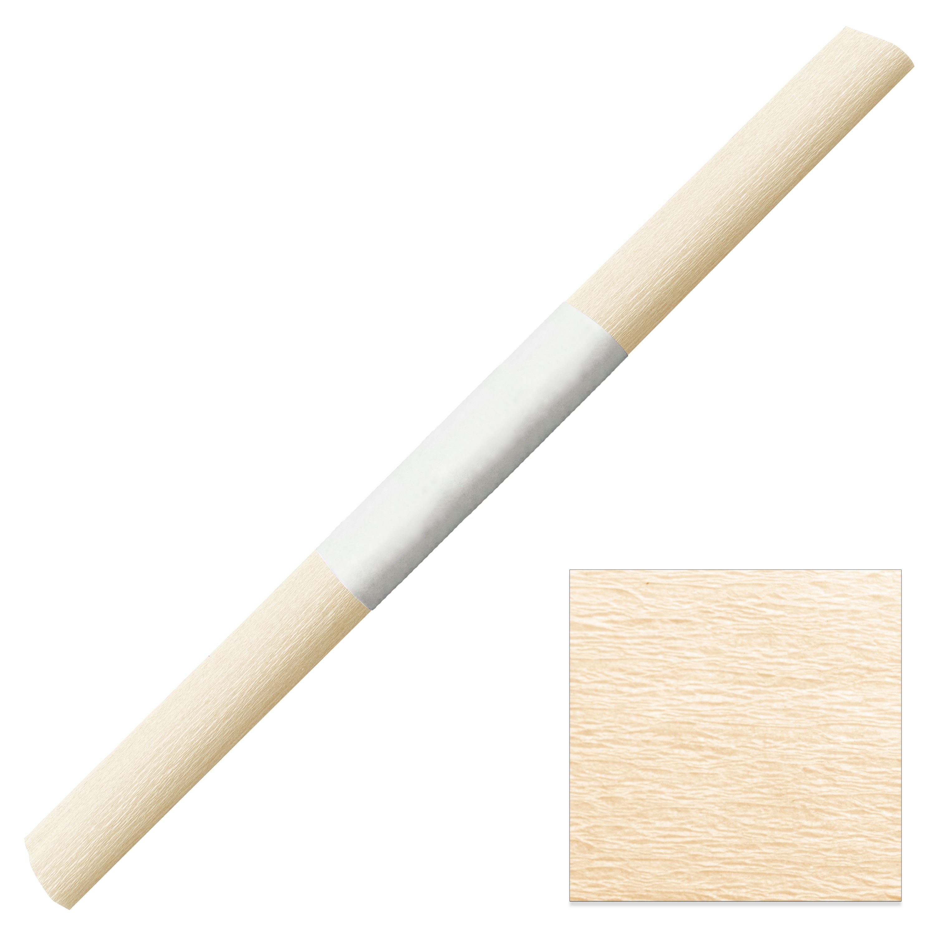 Staufen Papierdekoration Aquarola Krepppapier wasserfest 50x250cm - 1 Rolle mit Banderole creme