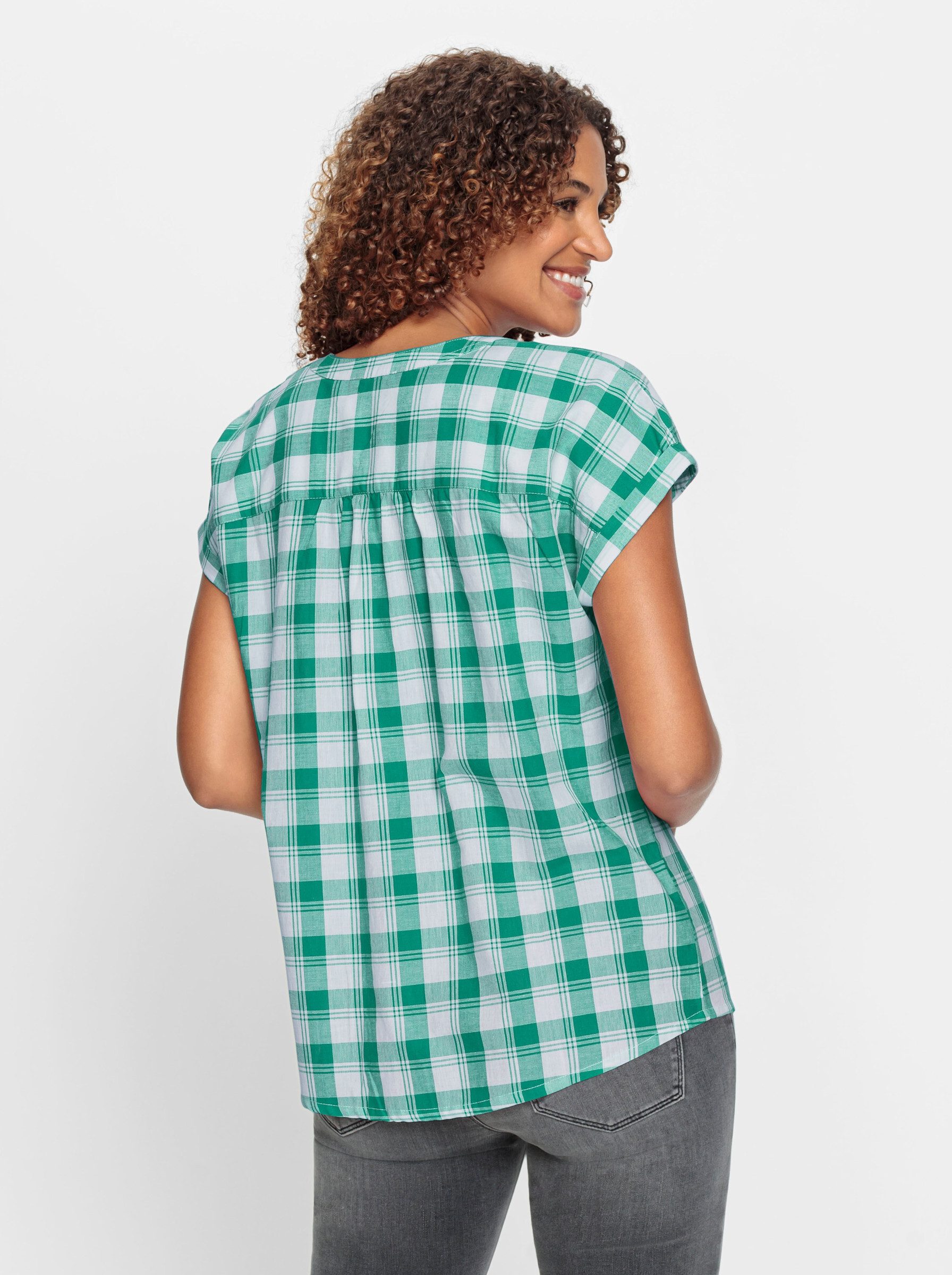 Witt Klassische Bluse Karobluse . günstig online kaufen