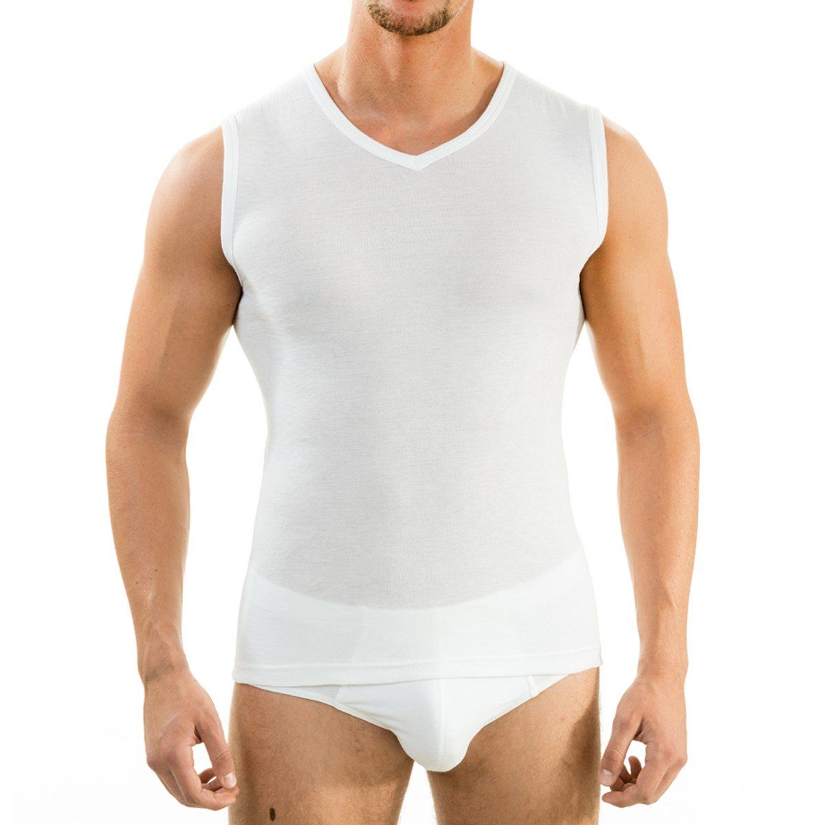 HERMKO Funktionsunterhemd 63050 Herren Funktions Tank Top mit V-Ausschnitt günstig online kaufen