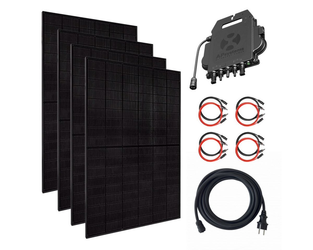 Thumbnail - MyVoltaics Balkonkraftwerk MyBasic XXL Balkonkraftwerk 2000+ Watt, 2000 W, bifaziale Module (bis zu +30% mehr Modulleist...