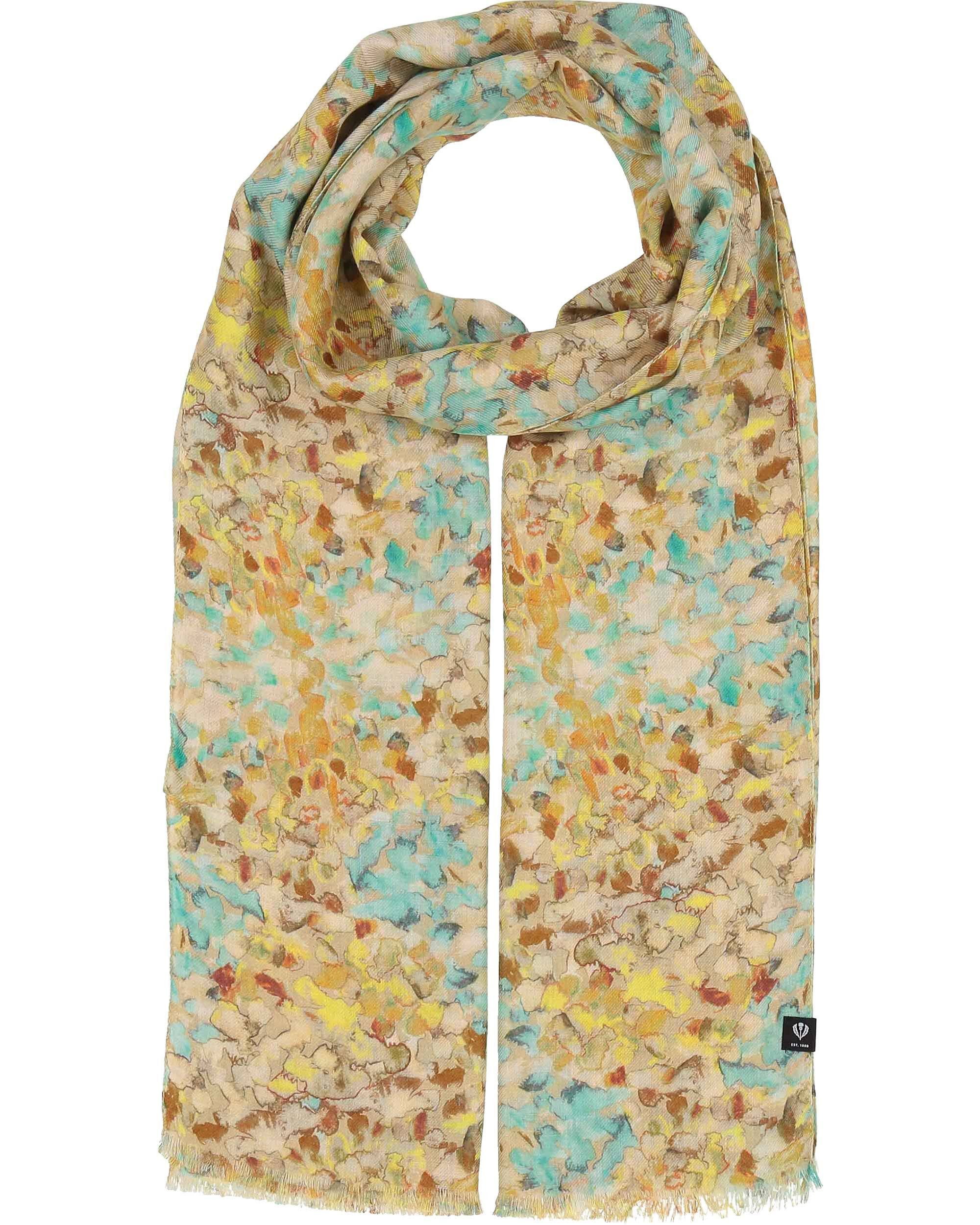 Fraas Modeschal Sustainability Edition - Schal mit Blüten im Aquarell-Design, (keine)