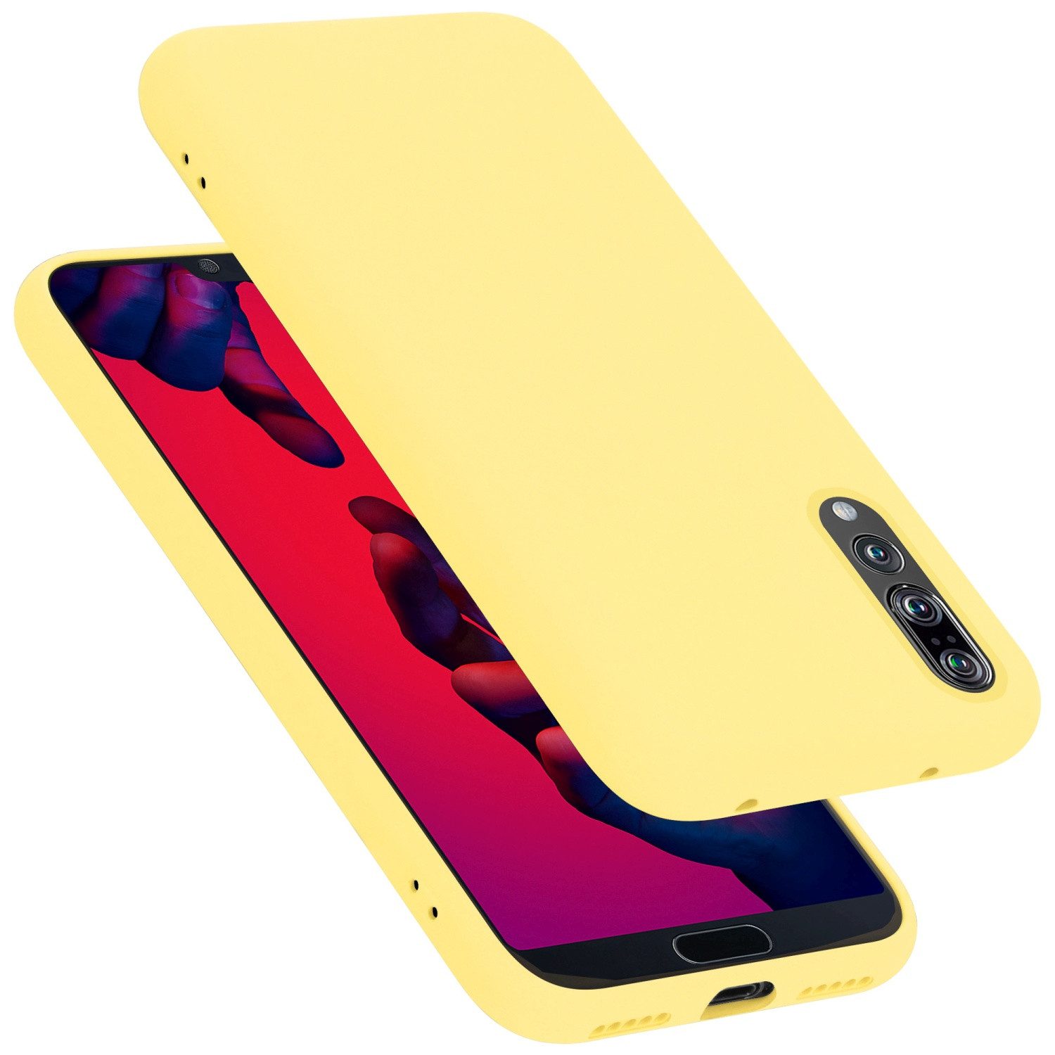 Cadorabo Handyhülle für Huawei P20 PRO / P20 PLUS Hülle Huawei P20 PRO / P20 PLUS, Flexible Hülle TPU Silikon Schutzhülle Back Cover Case