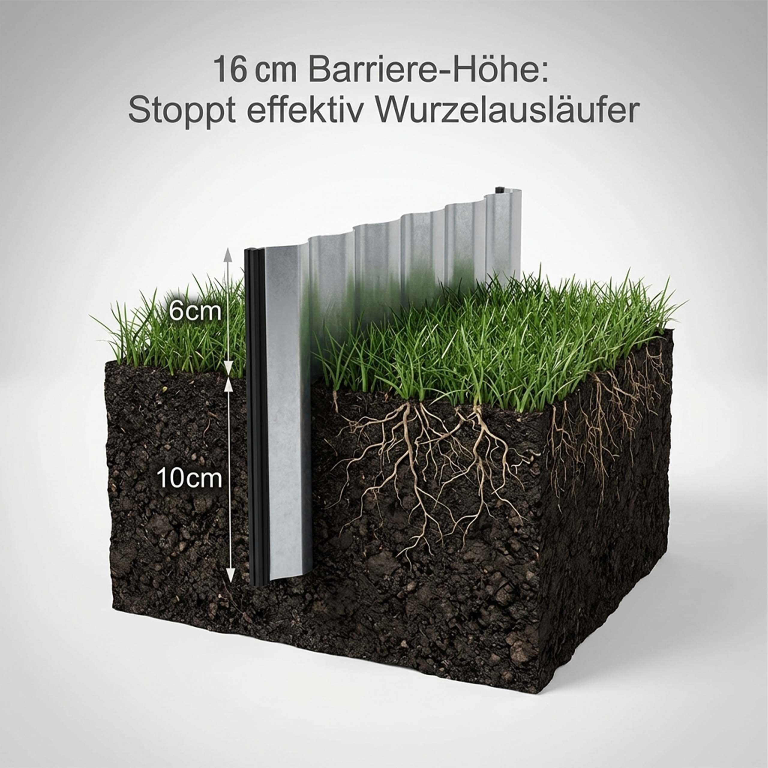 relaxdays Rasenkante Rasenkante verzinkt – Bild 5 von 5