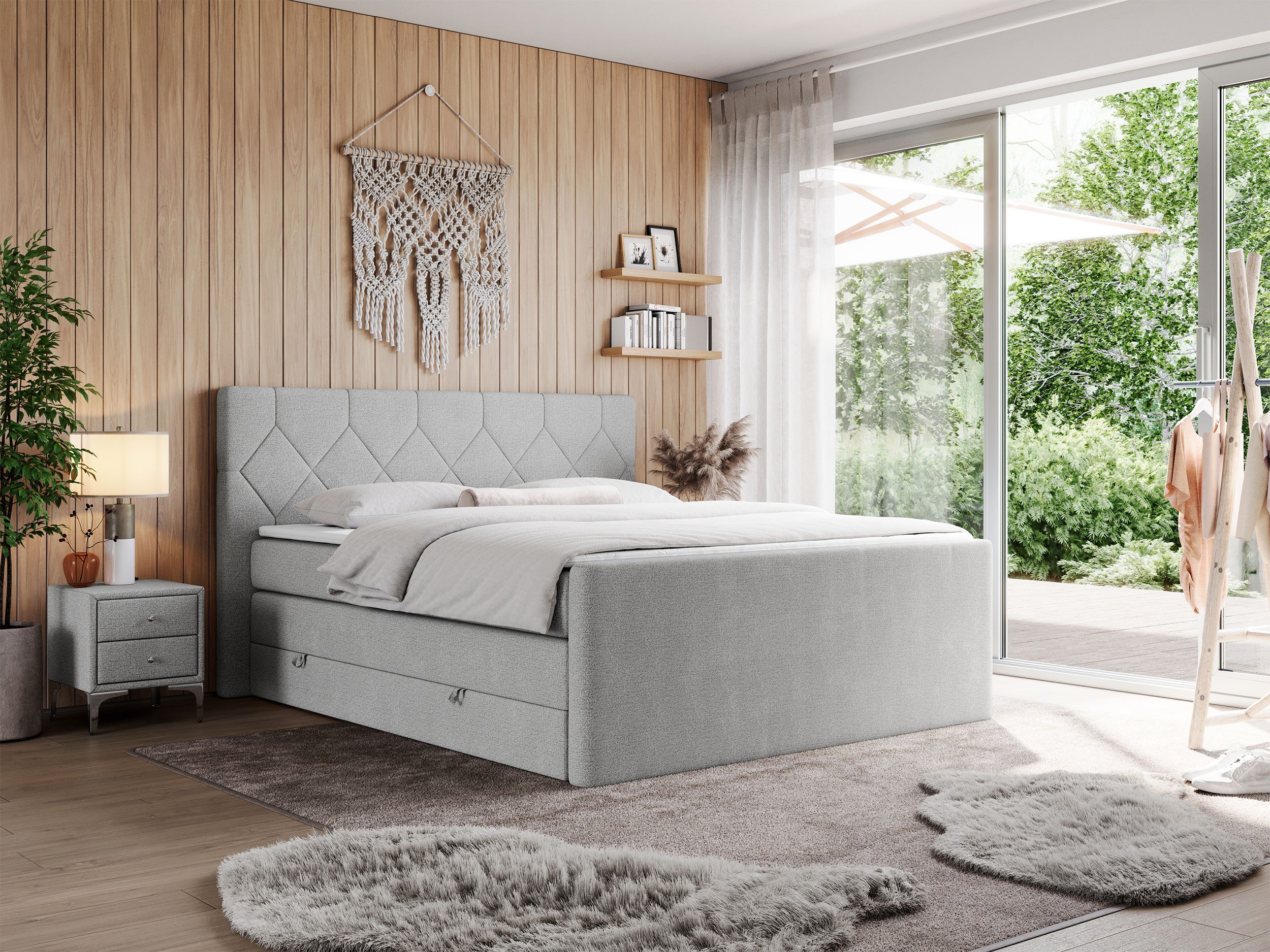 MKS MÖBEL Boxspringbett KING EIGAR (Packung, günstig online kaufen
