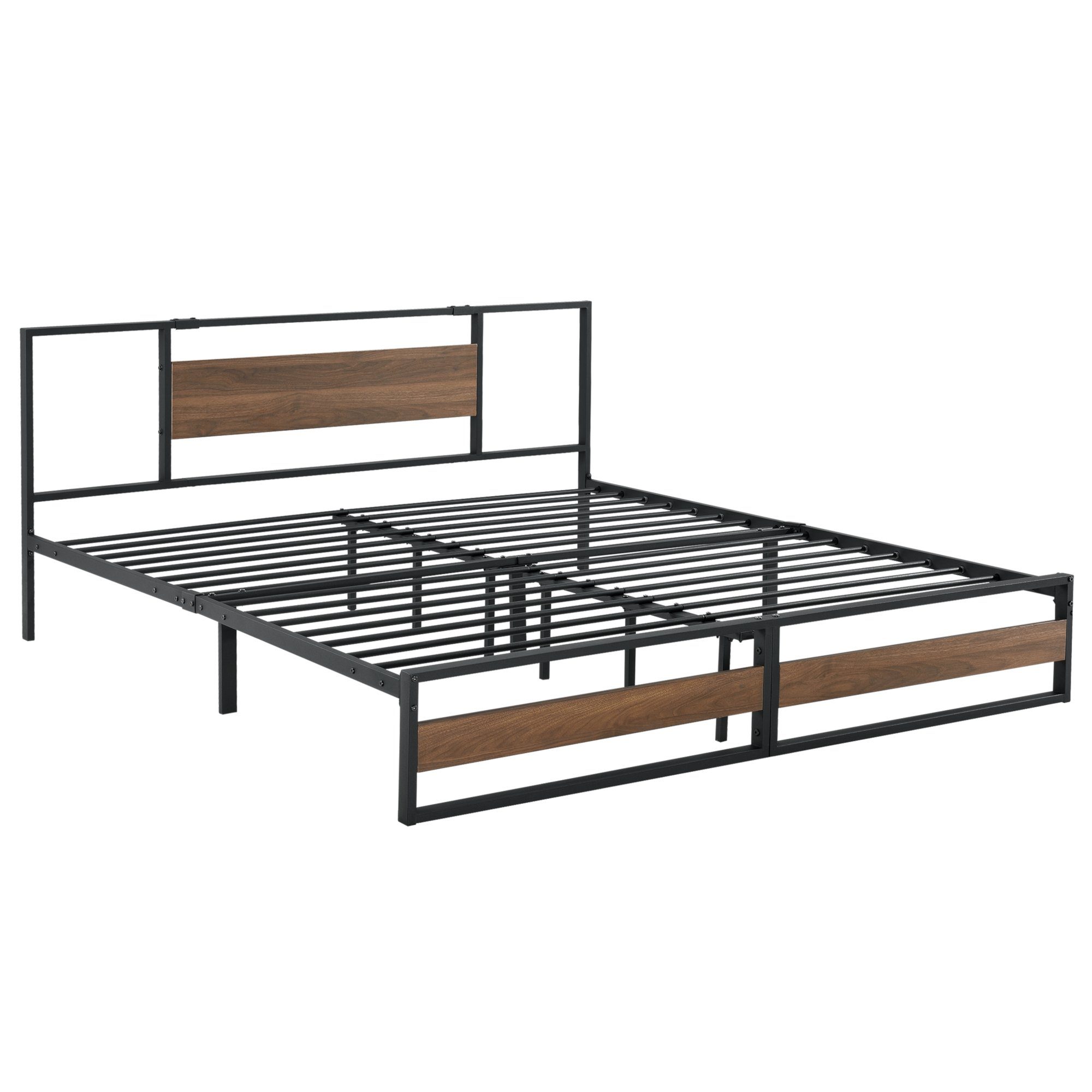 en.casa Metallbett, »Villach« Bettgestell Ehebett in günstig online kaufen