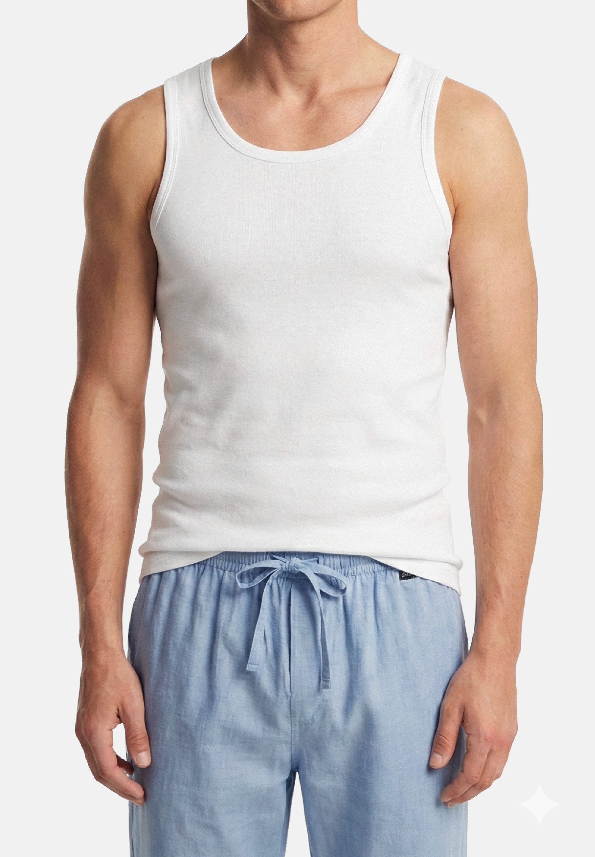 DANISH ENDURANCE Muskelshirt Classic Organic Tank Top 3-St Herren Unterhemd, Muskelshirt, Tanktop, Atmungsaktiv
