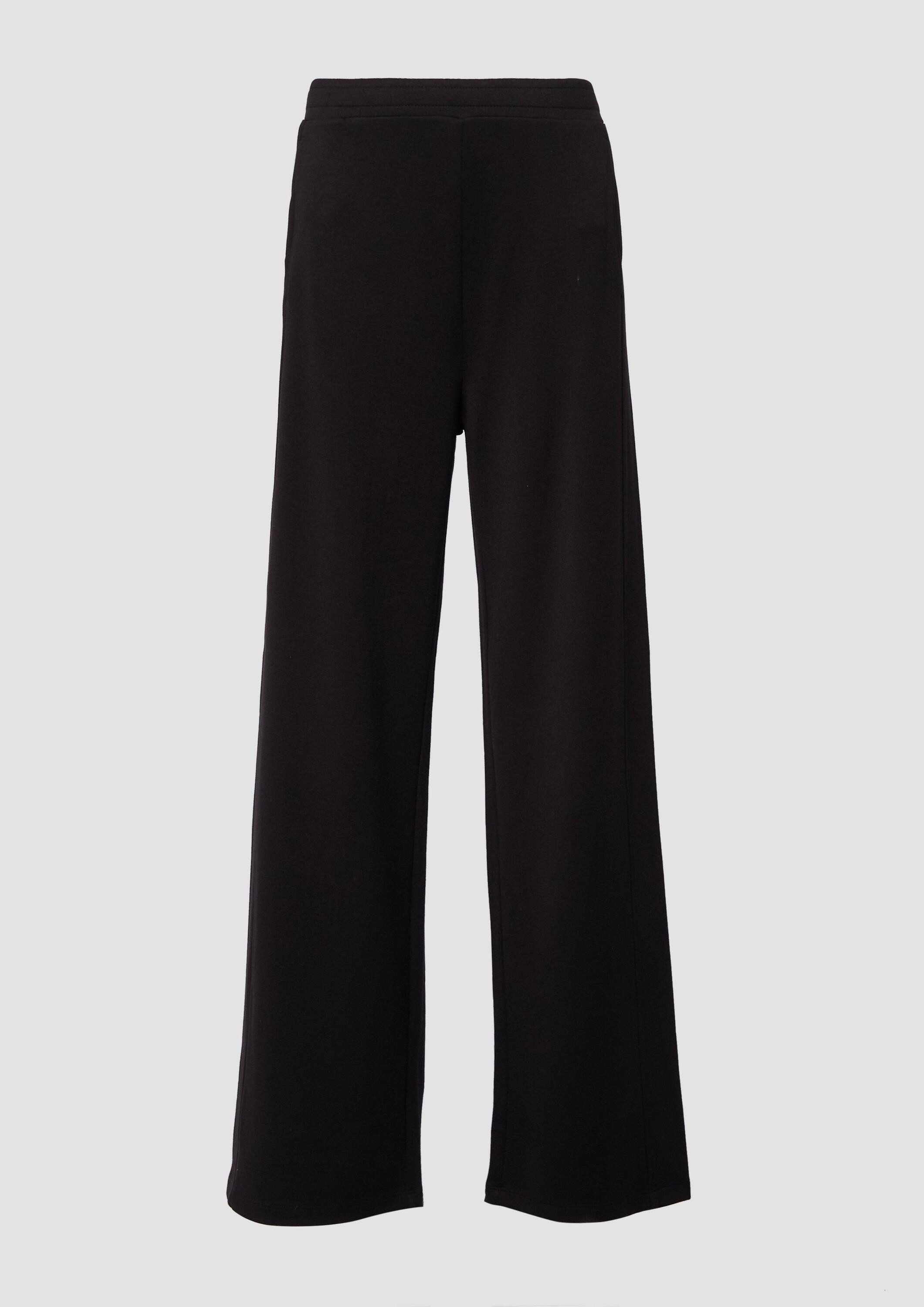 s.Oliver Chinos Hose High Rise Hose aus Viskosemix mit Wide Leg