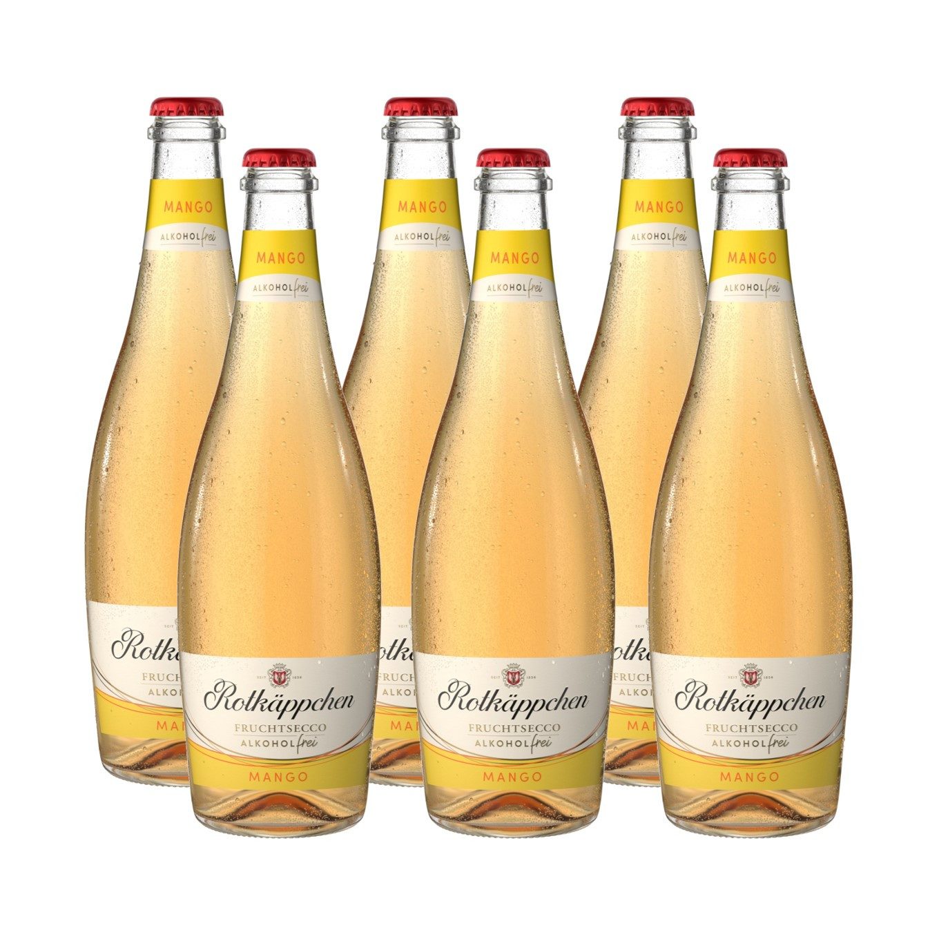 Rotkäppchen Fruchtsecco Rotkäppchen Fruchtsecco Mango 0,0% (6x 0,75l), 6 x 0,75 l