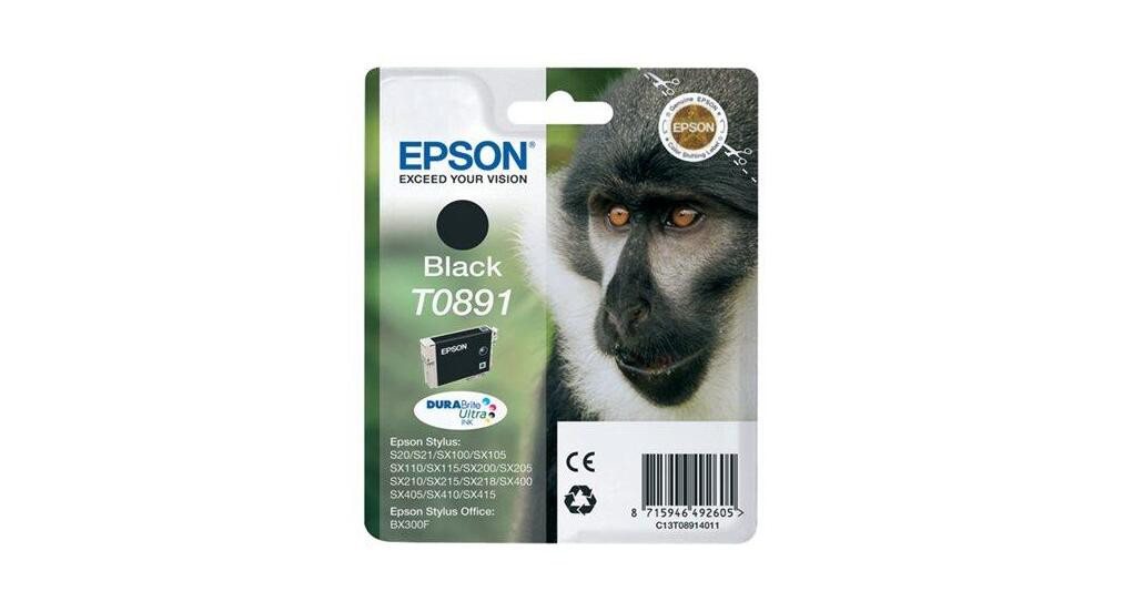 Thumbnail - Epson Epson T0891 Druckerpatrone schwarz Blister Tintenpatrone