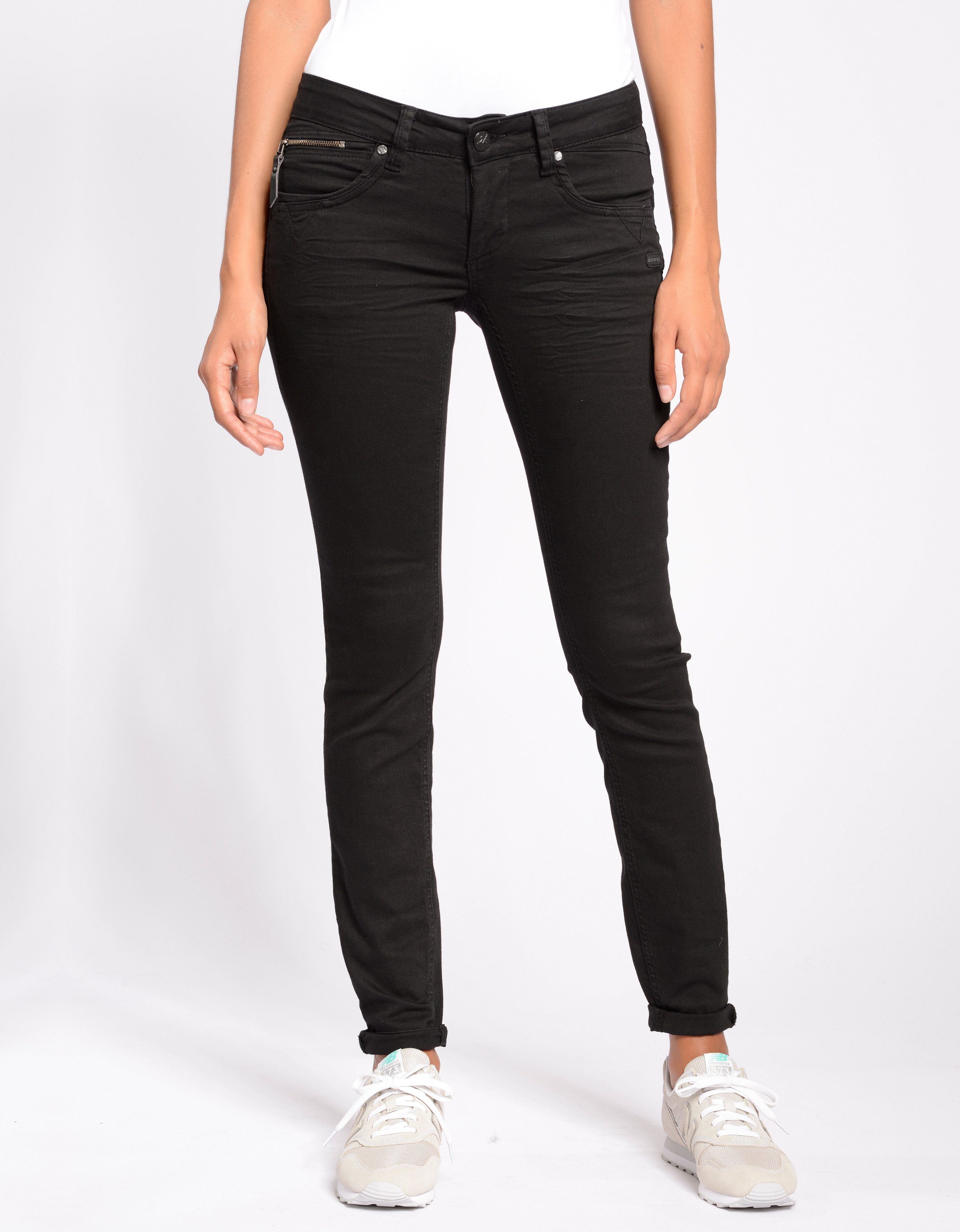 GANG Skinny-fit-Jeans 94NIKITA mit Zipper-Detail an günstig online kaufen