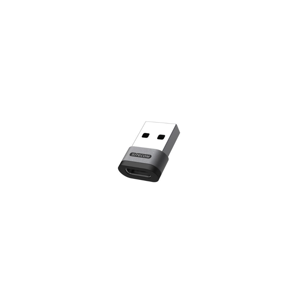Sitecom AD-1014 USB-Adapter USB-A (Stecker) zu USB-C (Buchse), Nano-Adapter USB-A zu USB-C, kompakt, 480 Mbit/s