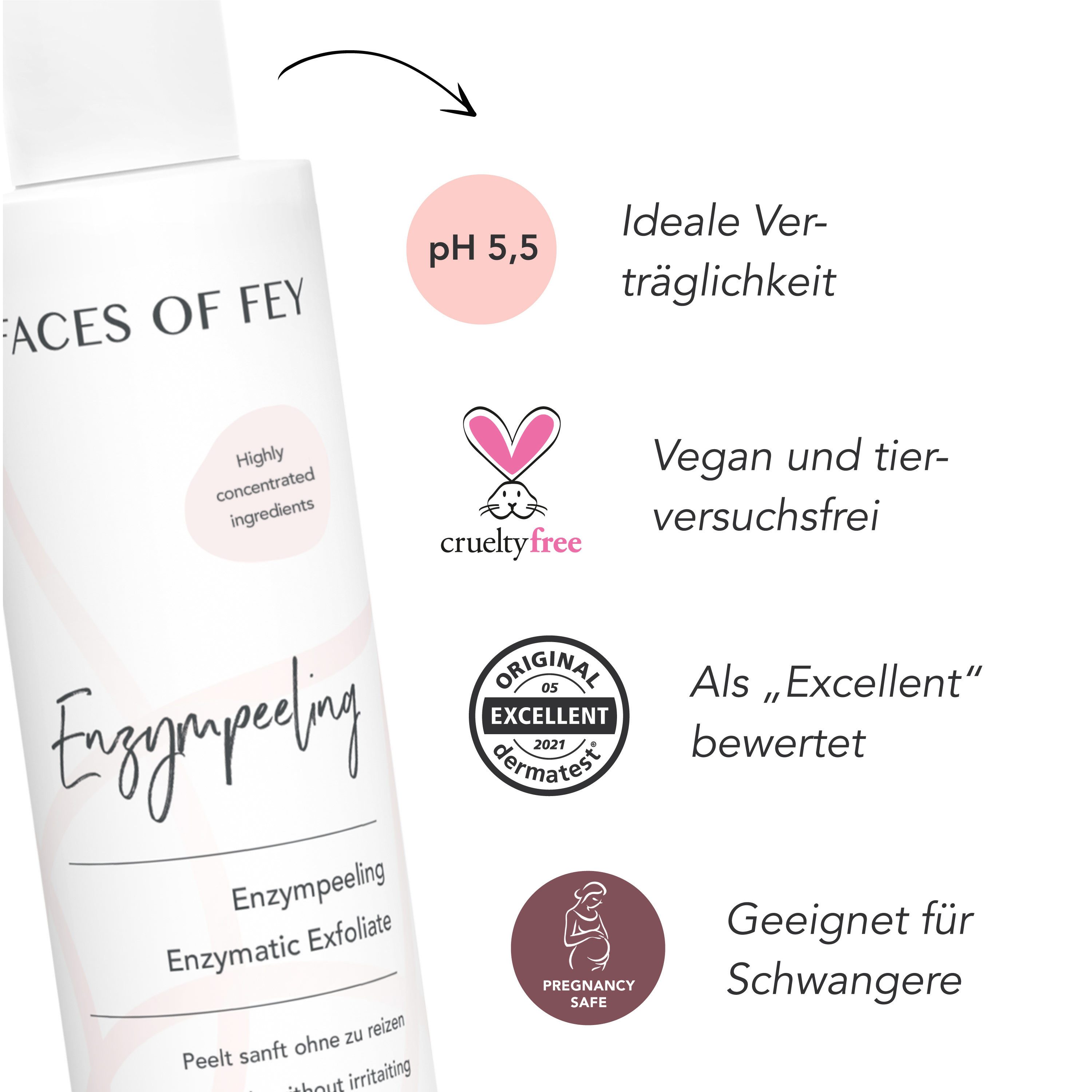 FACES OF FEY Gesichtspeeling Enzympeeling