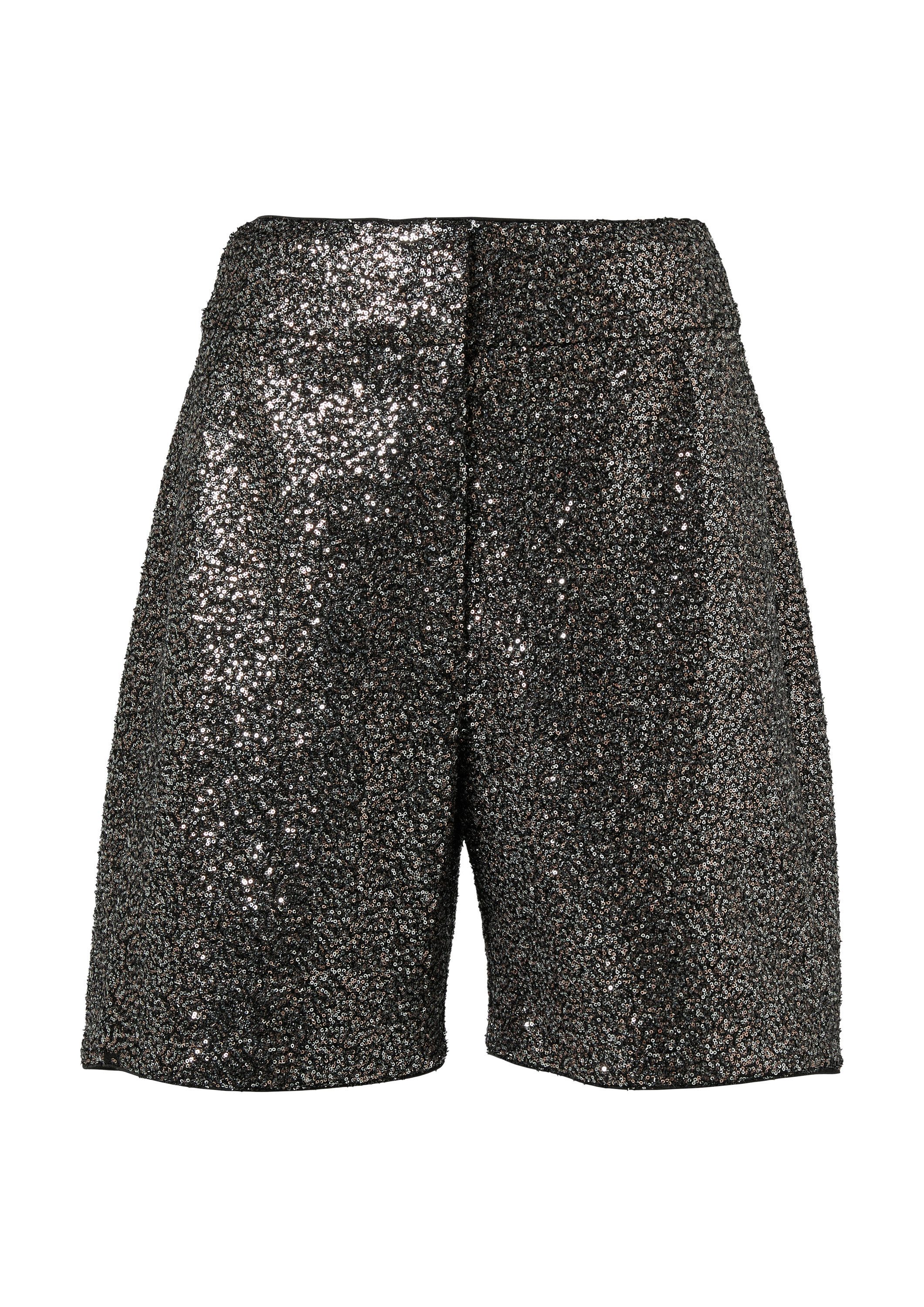 comma Shorts Hose High-Rise-Short mit Pailletten günstig online kaufen