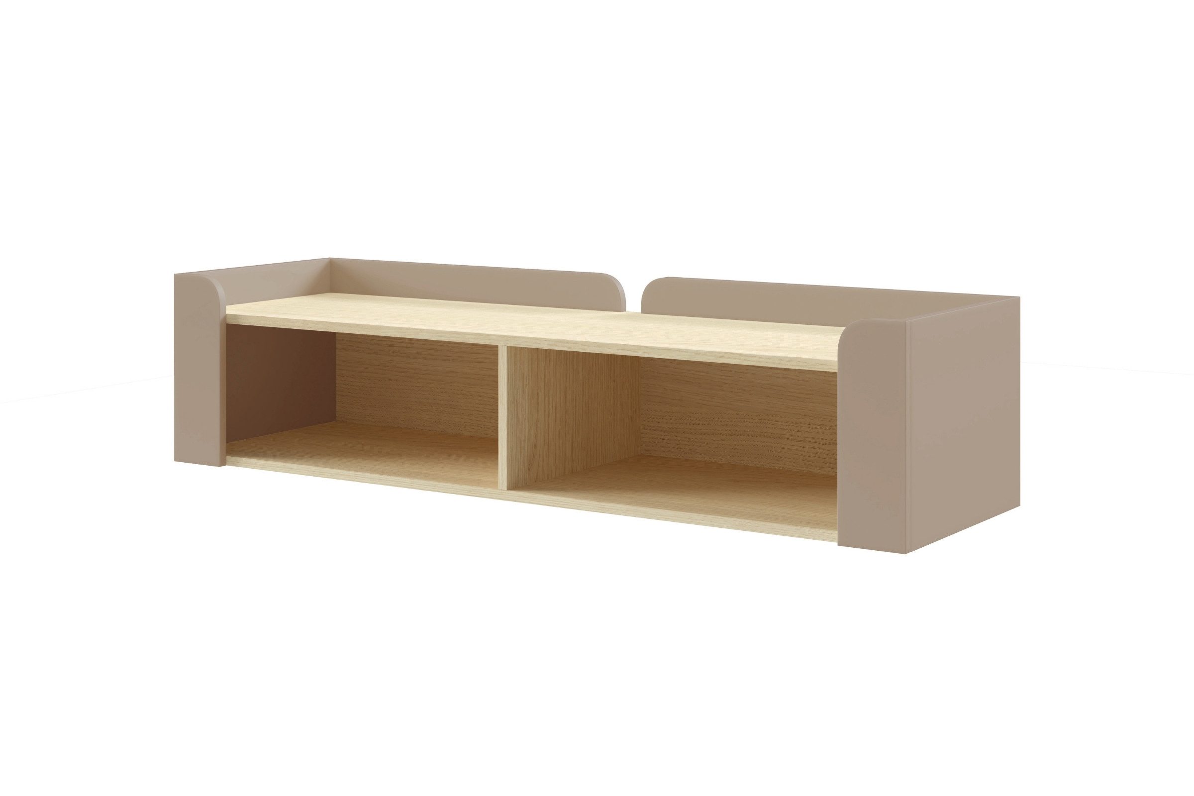 Deine Möbel 24 Hängeregal SOVI 12 130cm breit, Hängeschrank, Wandregal, skandinavisches Design, Set 1-tlg., ideal für Wohnzimmer, Kinderzimmer & Jugendzimmer