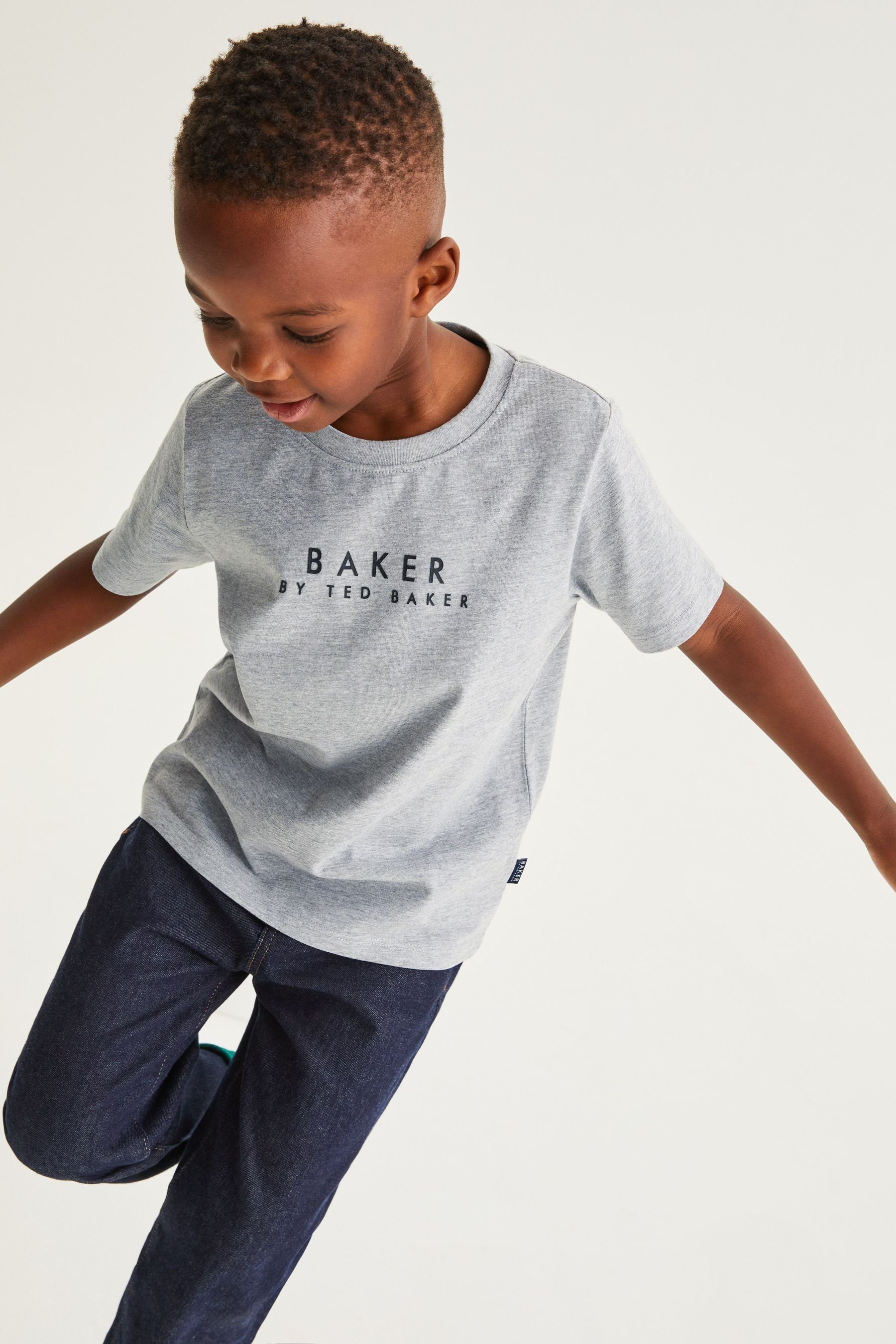 T-Shirt by by Baker Baker (1-tlg) Grey T-Shirt Ted Baker Ted Baker