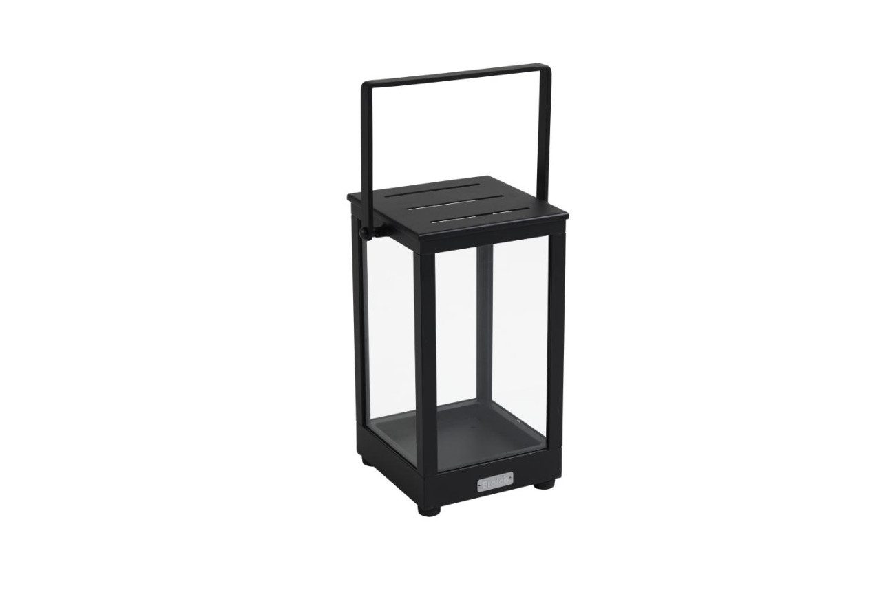 Brafab Windlicht Belfort aus Aluminium Small, Schwarz