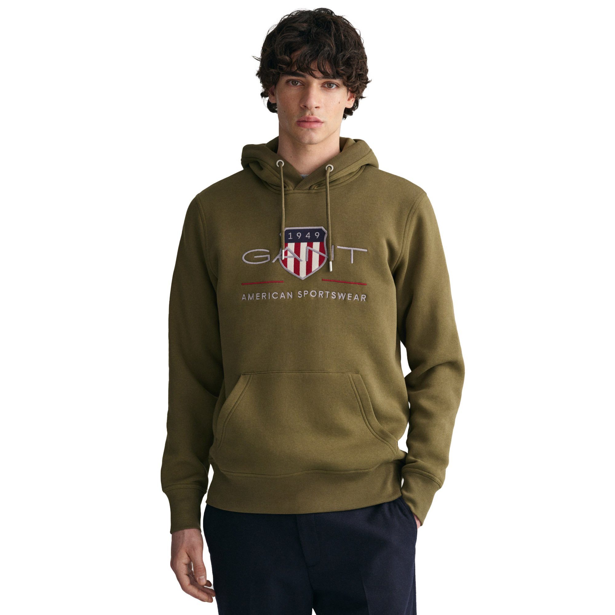 Gant Sweatshirt Herren Sweatshirt Baumwolle günstig online kaufen