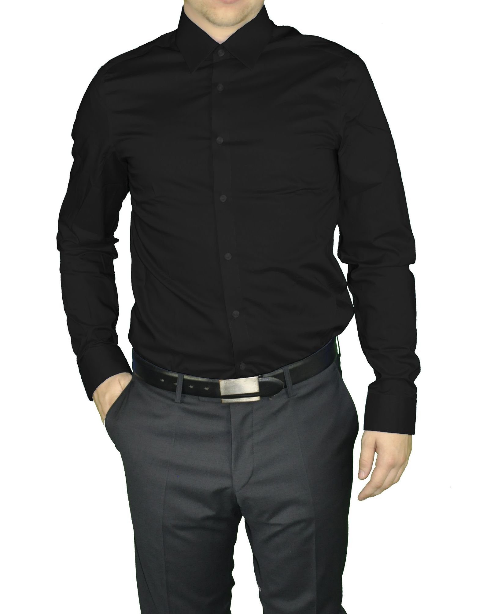 Redmond Langarmhemd Slim Fit Slim Fit