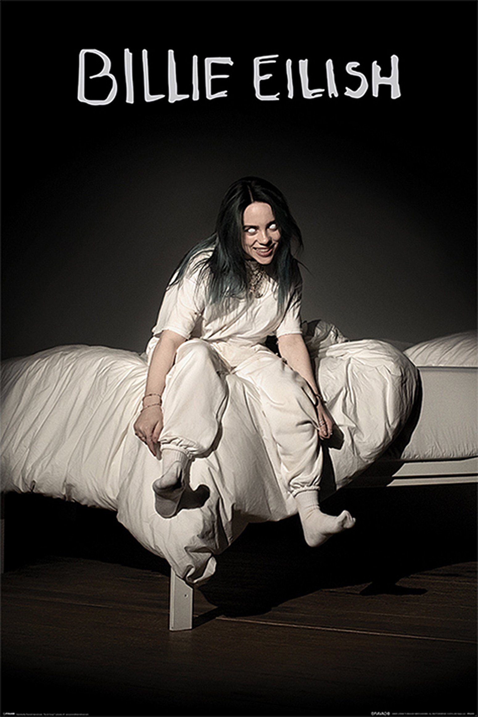 PYRAMID Poster Billie Eilish Poster When We All Fall Asleep Where Do We Go