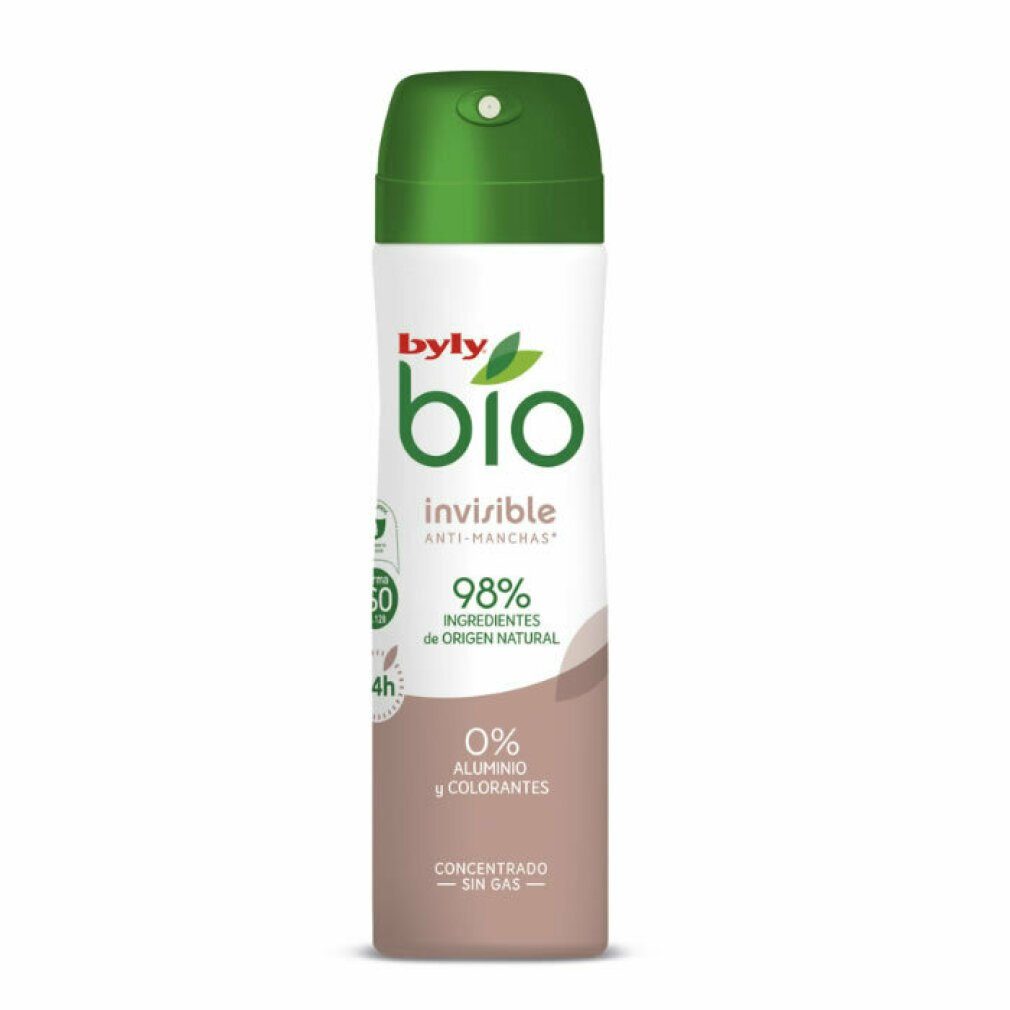 NATURAL deo BIO 75 Deo-Zerstäuber spray INVISIBLE Byly 0% ml
