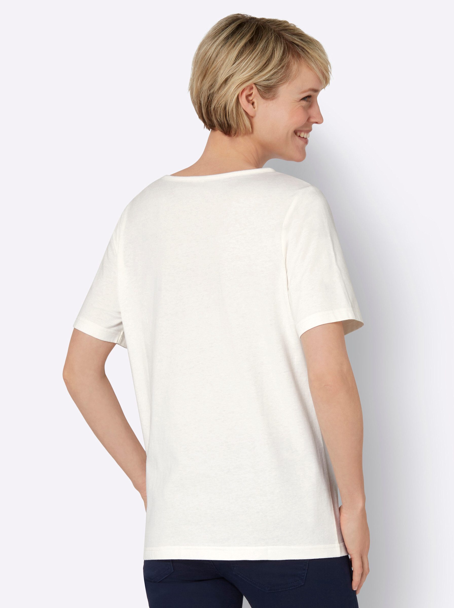 Sieh an! T-Shirt Rundhals-Shirt günstig online kaufen