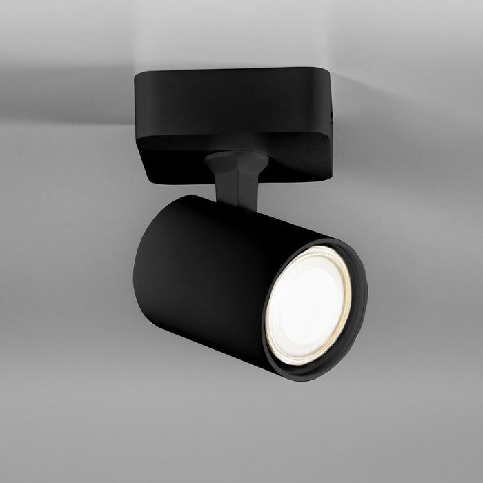 Licht-Trend LED Deckenstrahler Wand- und Deckenlampe Cup GU10 Schwarz