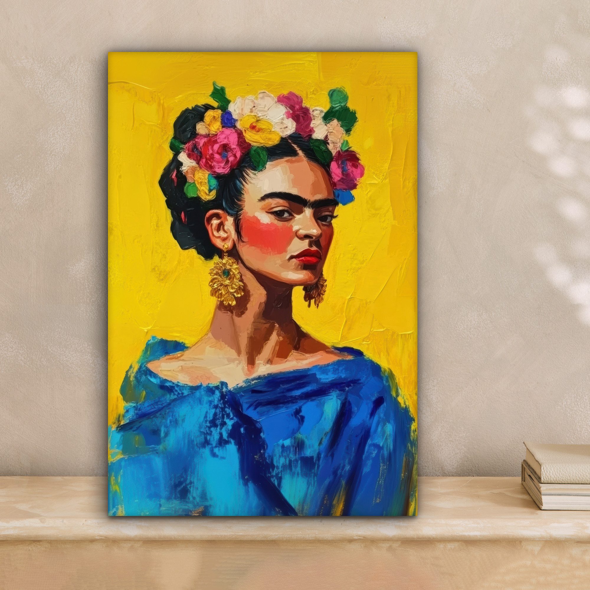 OneMillionCanvasses® Leinwandbild Frida Kahlo - Frau günstig online kaufen