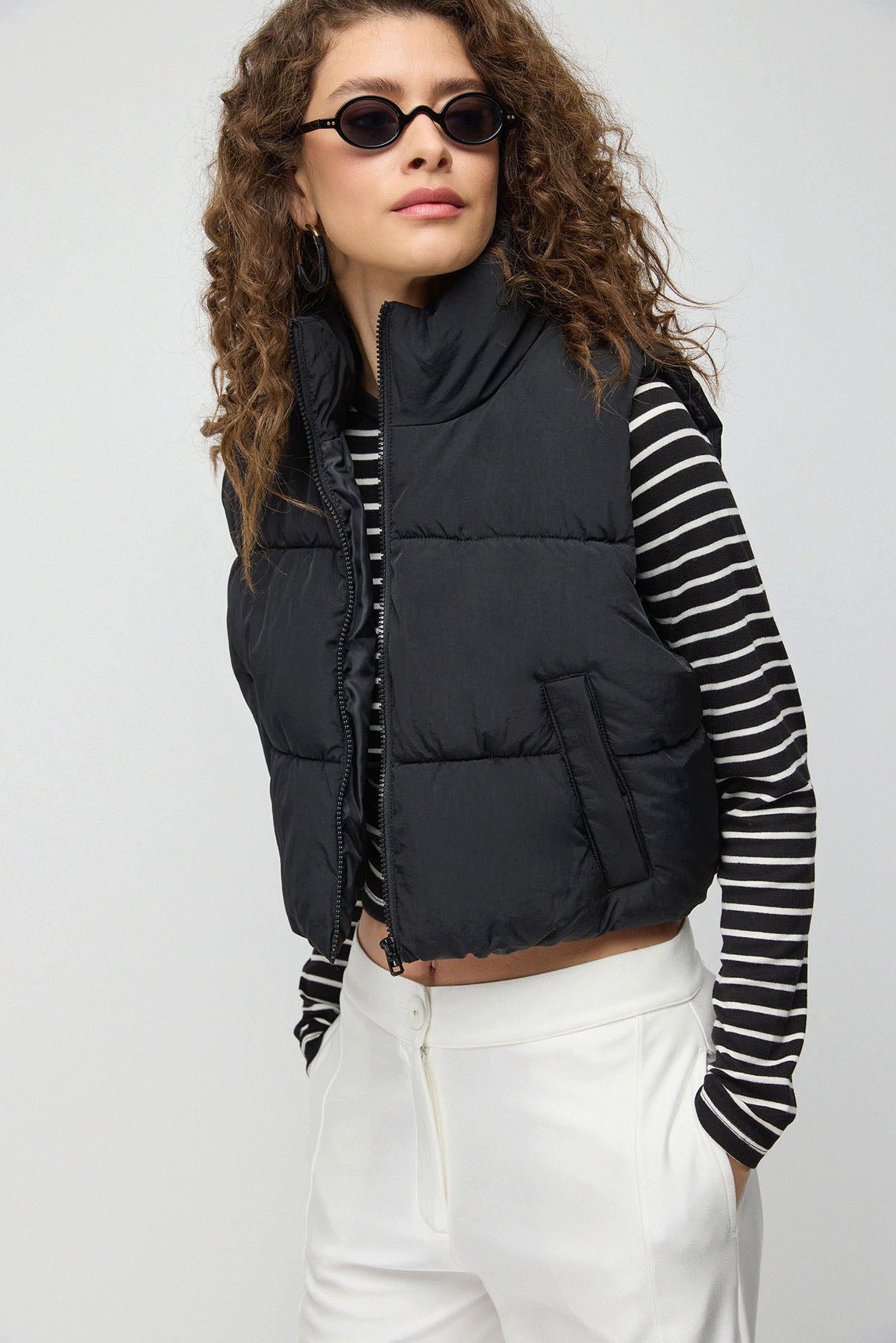 No Matter What Kurzweste Aufblasbare Crop-Weste günstig online kaufen