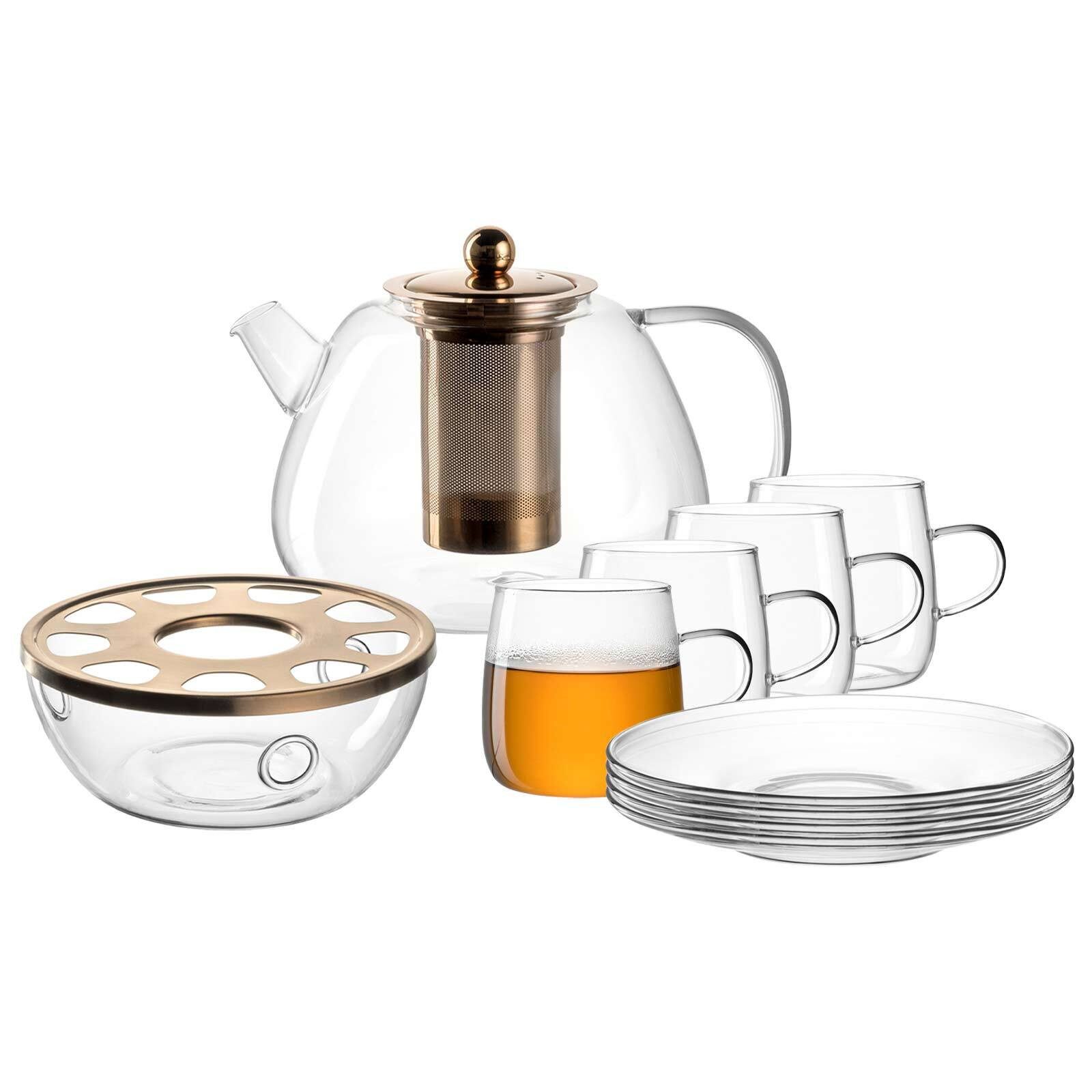LEONARDO Комбинированное обслуживание Tè Per Te Tee-Set 1,5 Liter (10-tlg), Glas