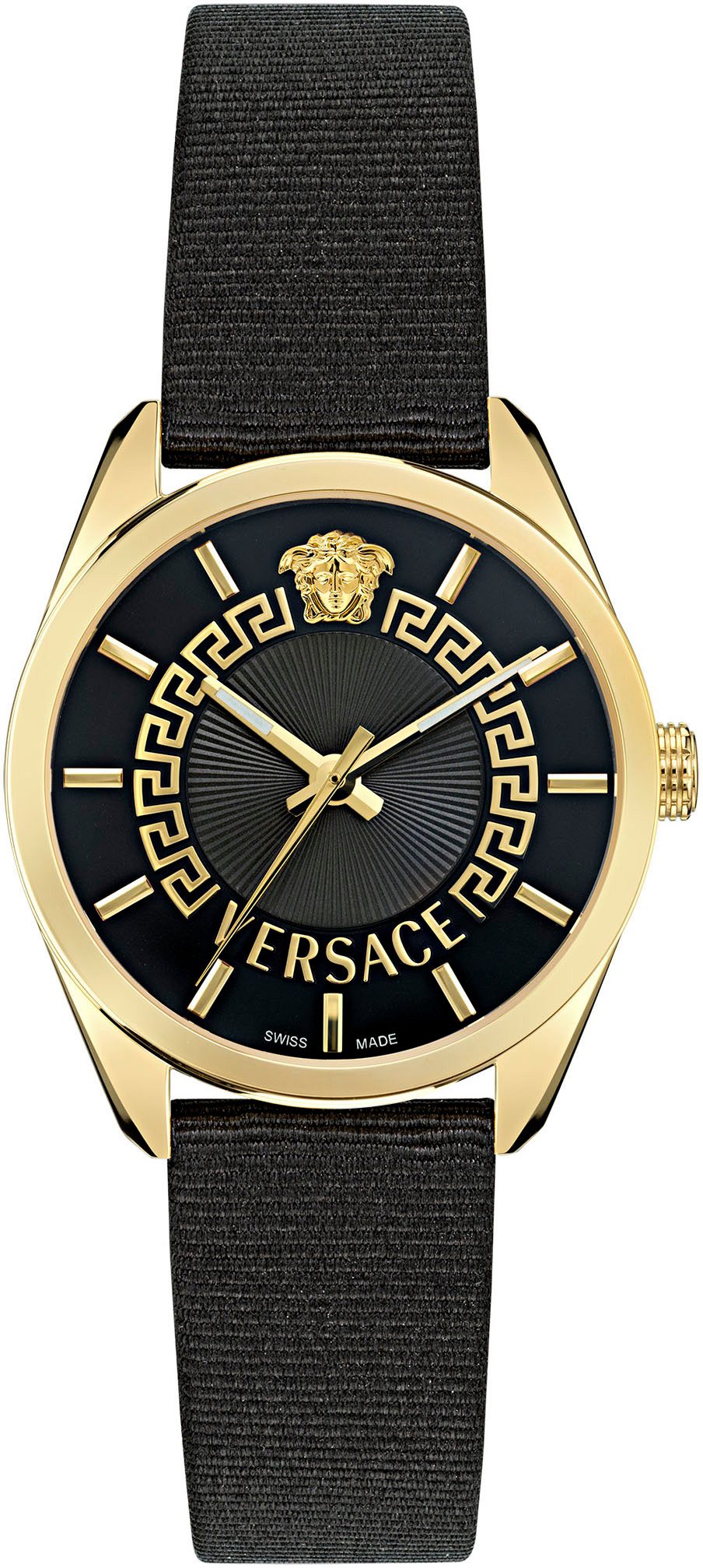 Versace Quarzuhr NEW V-CIRCLE LADY VE8A00224, Armbanduhr, Damenuhr, Saphirglas, Swiss Made, analog