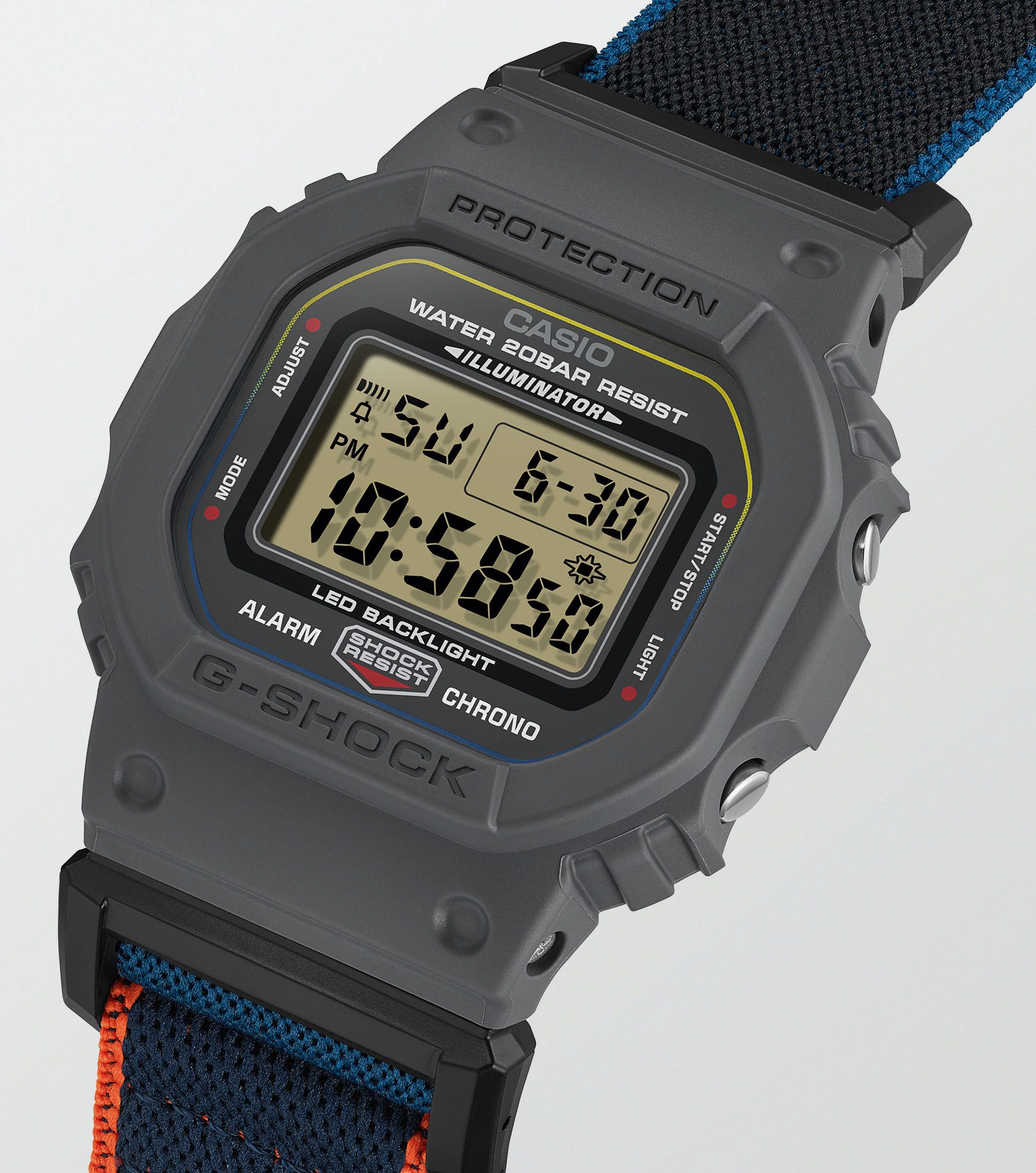 CASIO G-SHOCK Chronograph DW-5600MNC-8A2ER, Quarzuhr, Armbanduhr, Herrenuhr, digital, automatischer Kalender