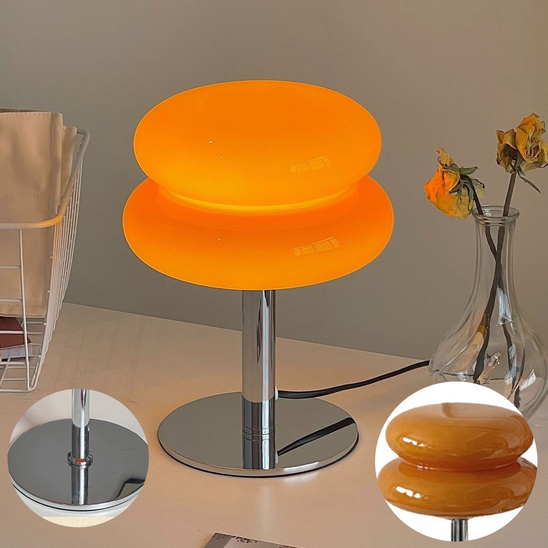 YINDN LED Tischleuchte dimmbare Tischlampe, Schreibtischlampe, günstig online kaufen