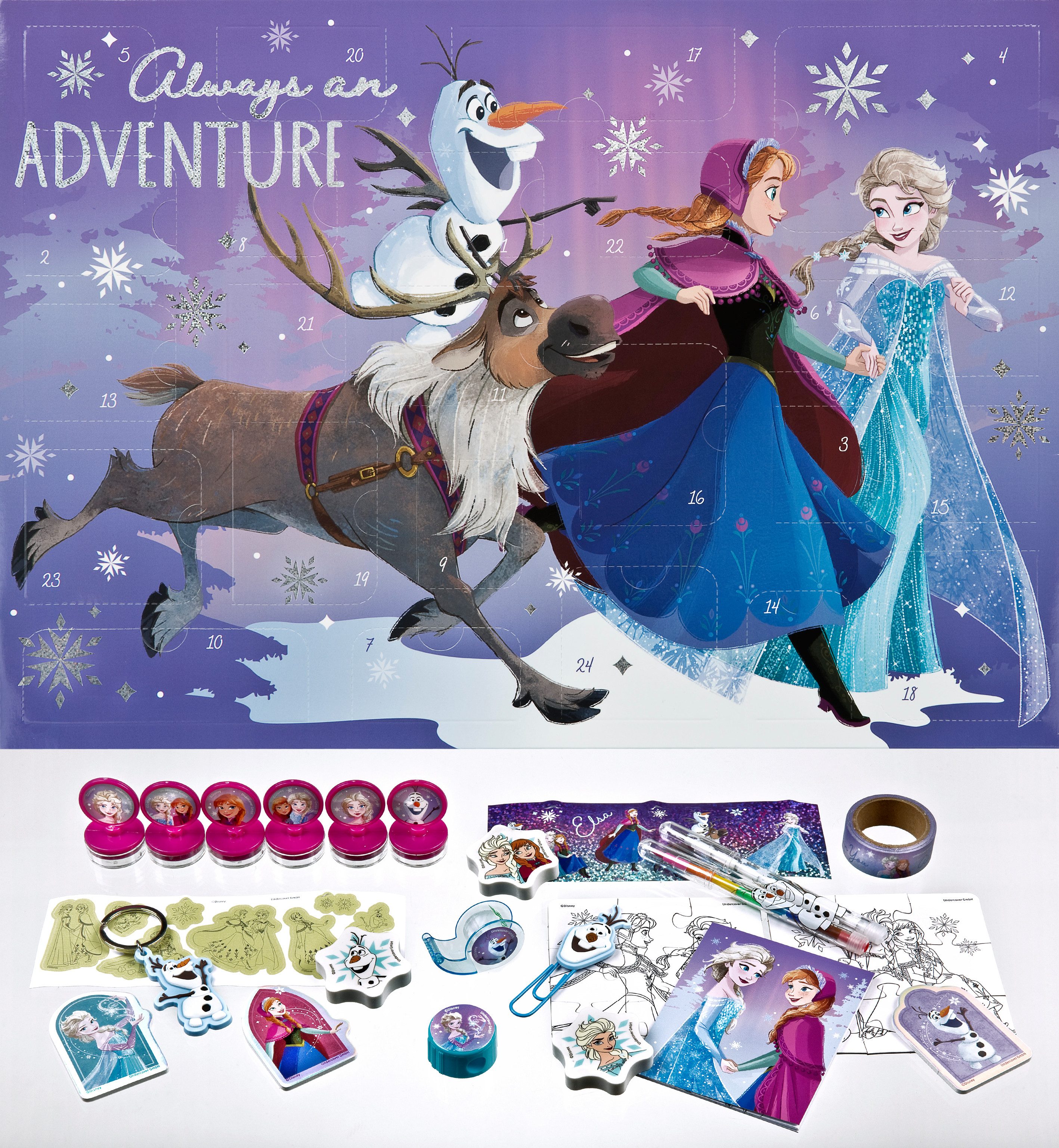 UNDERCOVER Spielzeug-Adventskalender Frozen 2026