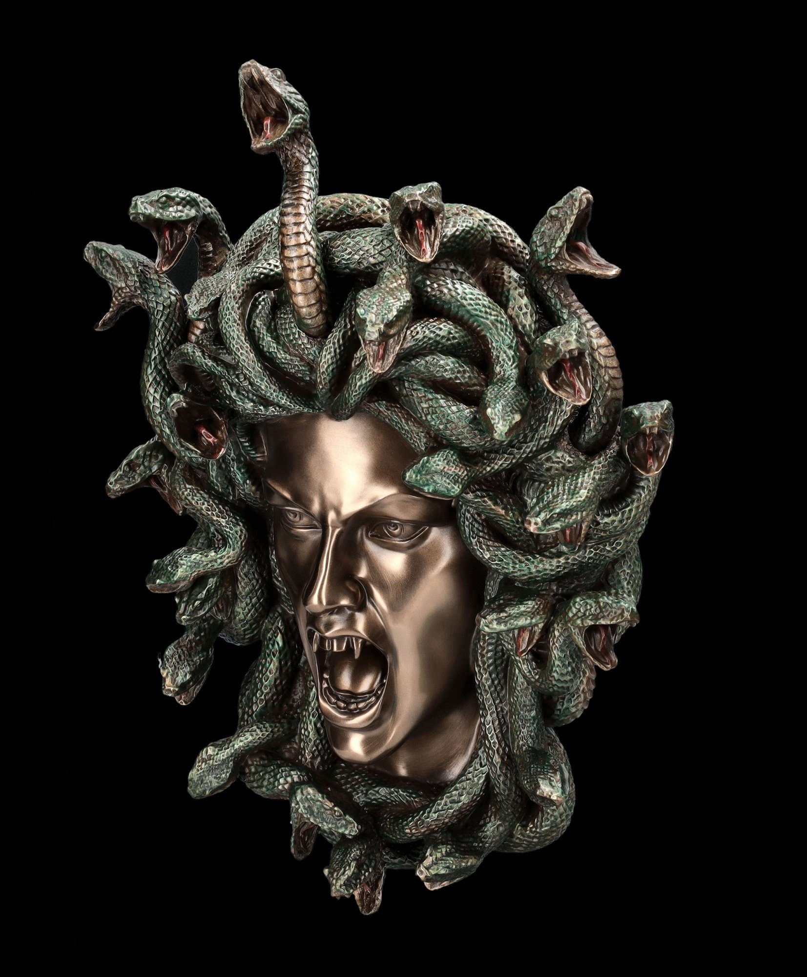 Figuren Shop GmbH Dekoobjekt Medusa Wandrelief - Dekoration - Mythologie Veronese mittel