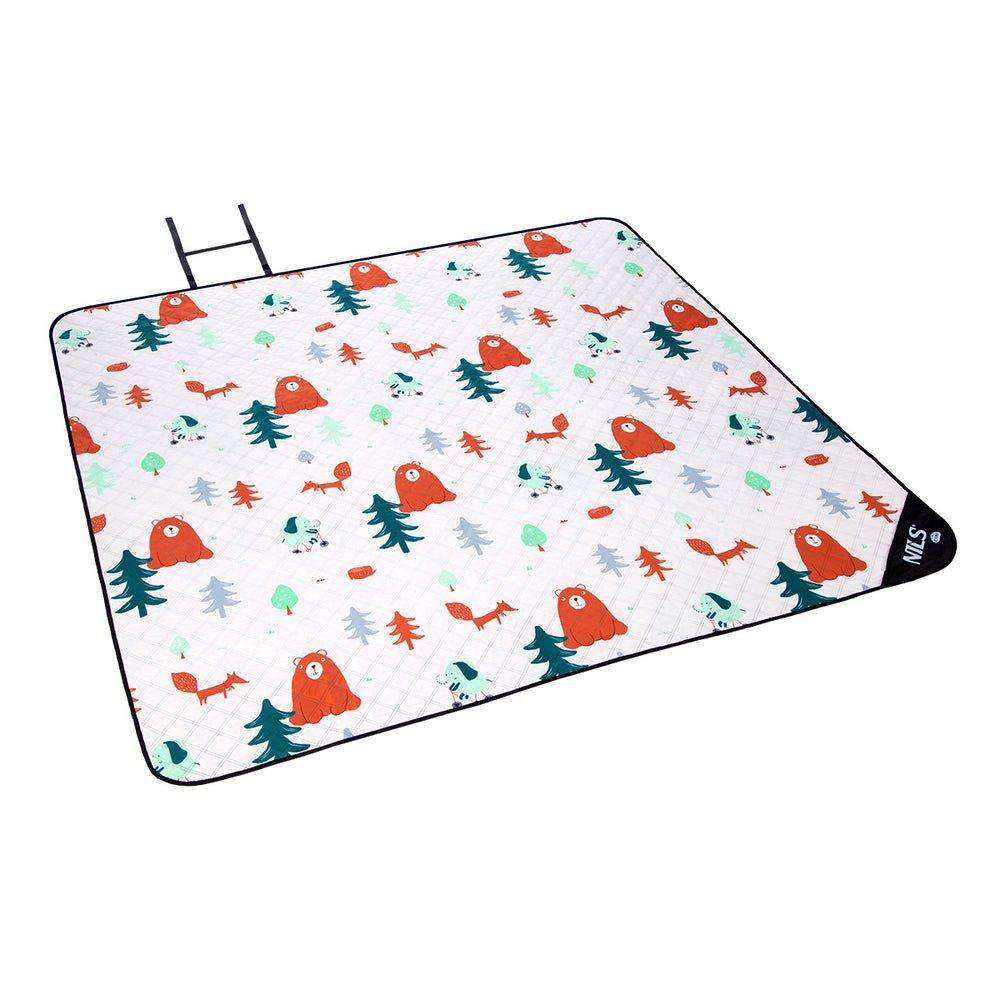 Picknickdecke Campingdecke Stranddecke Outdoordecke, Nils, 195x200 cm, wasserdicht, zusammenrollbar