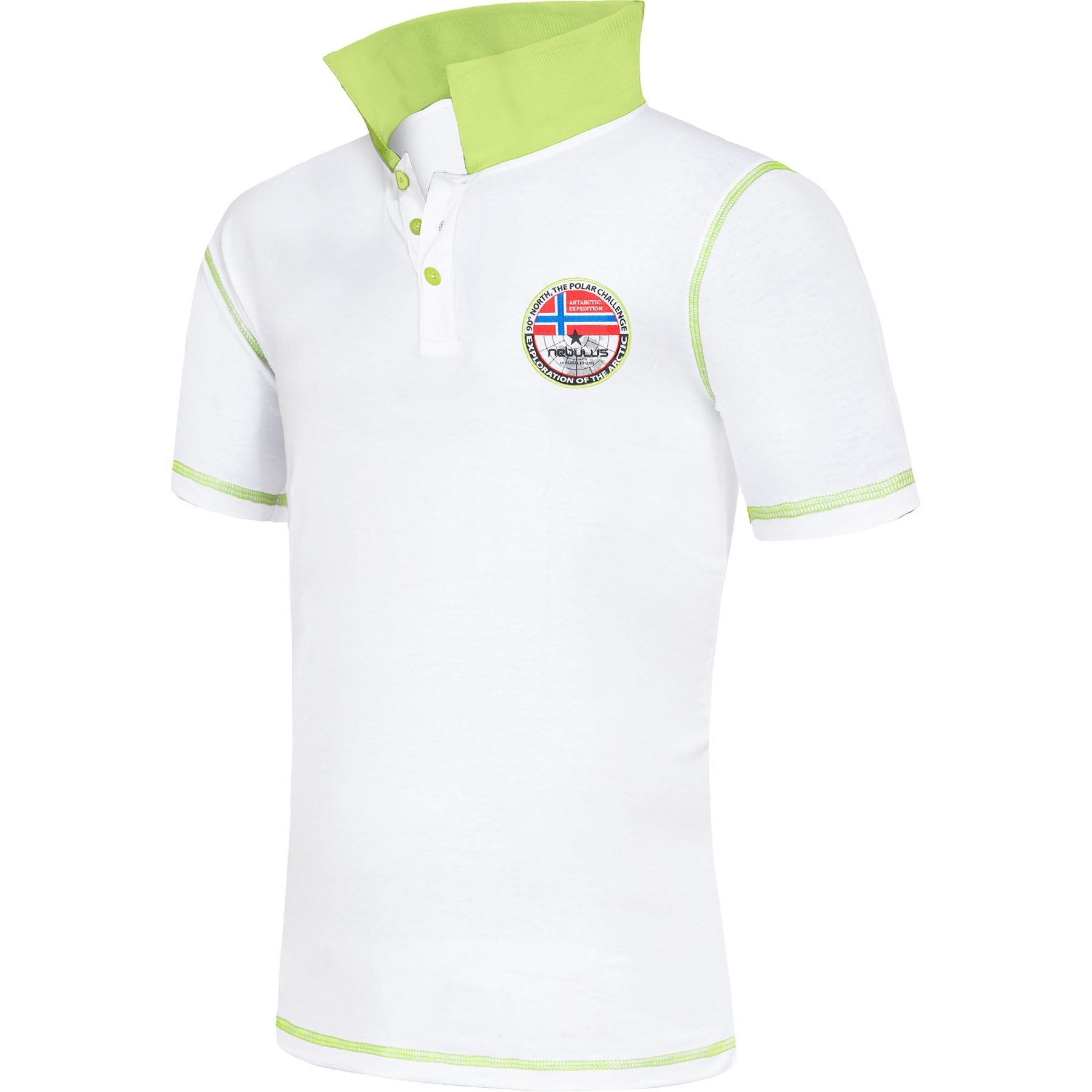 Nebulus Poloshirt ENTERTAIN, P5402 - Herren, weiß, L günstig online kaufen