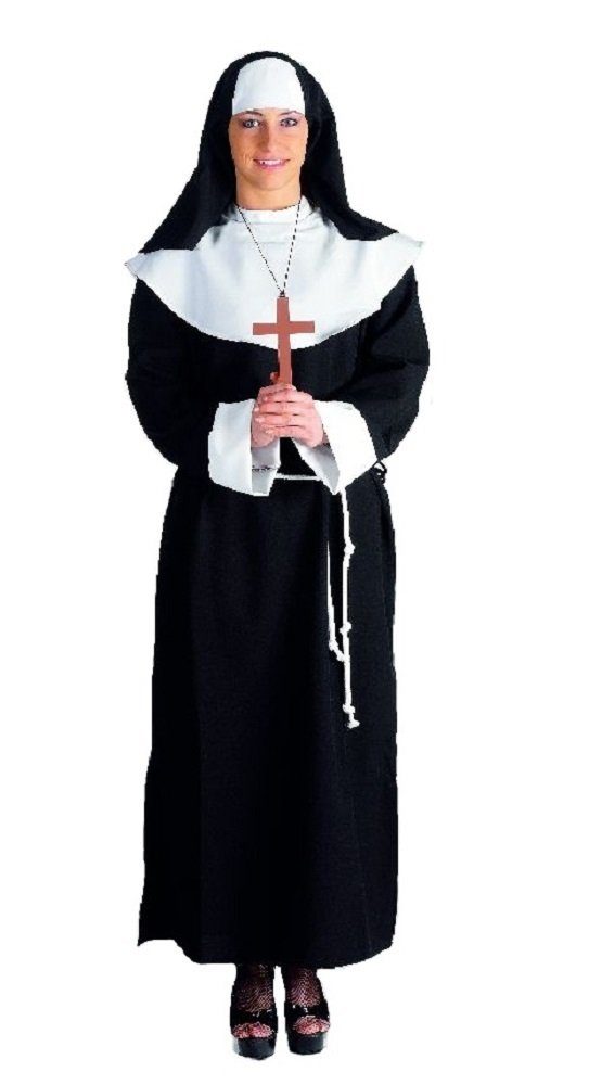 Das Kostümland Nonnen-Kostüm »Nonnen Kostüm Theresa für Damen - Langes  Kleid mit Haube und Kordel« online kaufen | OTTO