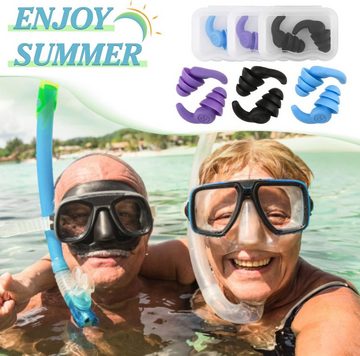 LeiGo Schwimm-Ohrstöpsel Ear Plugs Swimming 4 paar, Ear Plugs Diving Swimming Ear, Plugs Sleeping Ear