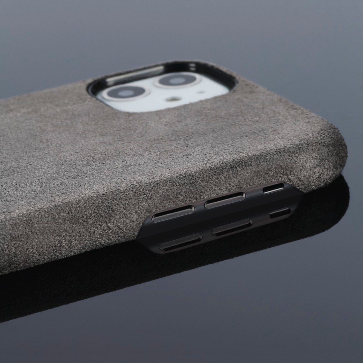 Hama Handyhülle Textil Touch Cover Schutz-Hülle Case Tasche, hochwertige Textilbezug Wireless-Charging edle und angenehme Haptik