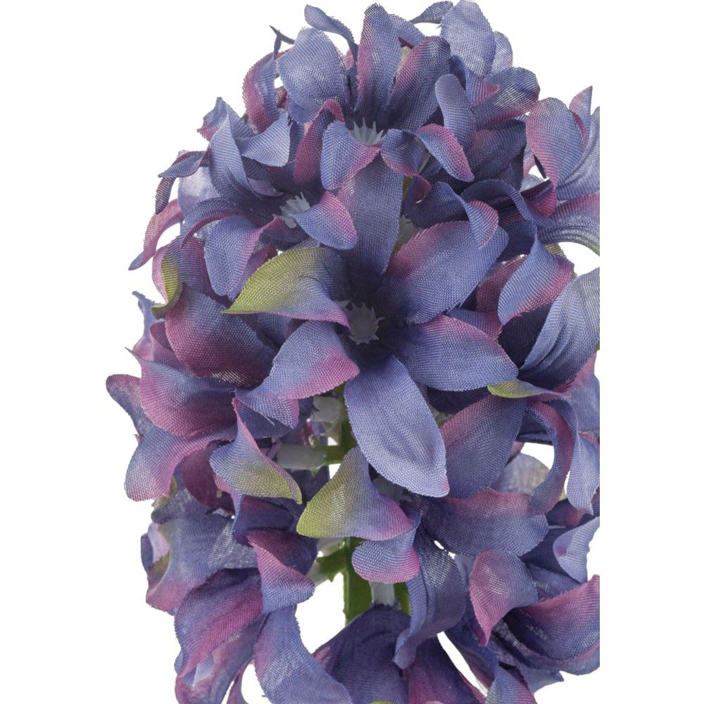 Frühlingsdeko Höhe & 1 Stk 32 Kunstblume matches21 cm Blütenstiel Hyazinthe, cm lila Hyazinthe Kunstblume 32 HOBBY, HOME