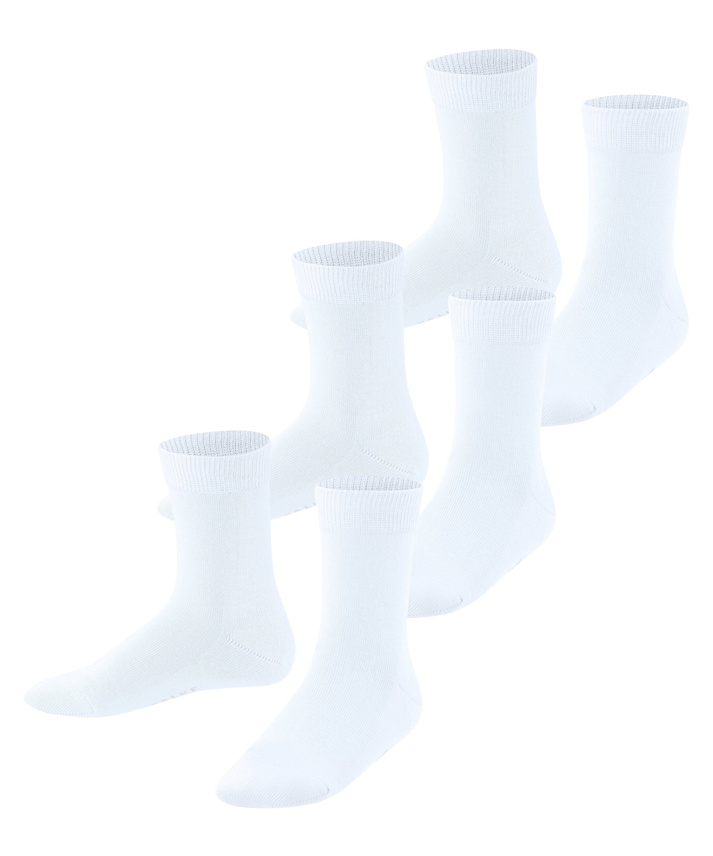 FALKE Family (3-Paar) (2000) white Socken 3-Pack