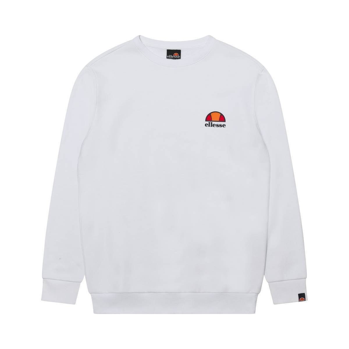 Weiß Rundhals DIVERIA - Sweatshirt Sweater, Ellesse Sweatshirt Herren