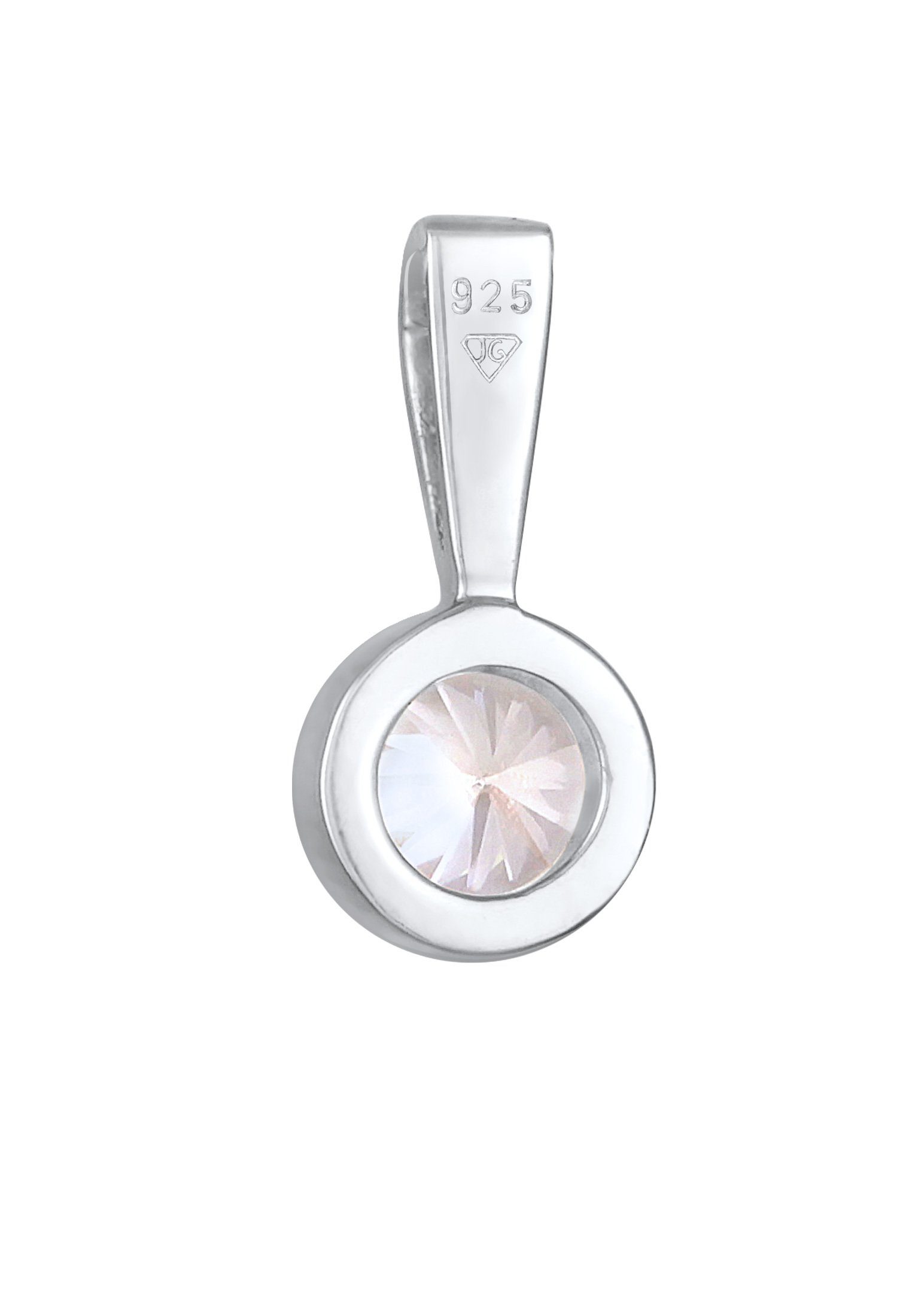 Nenalina Kettenanhänger Solitär Zirkonia Damenkette Basic 925 Silber günstig online kaufen