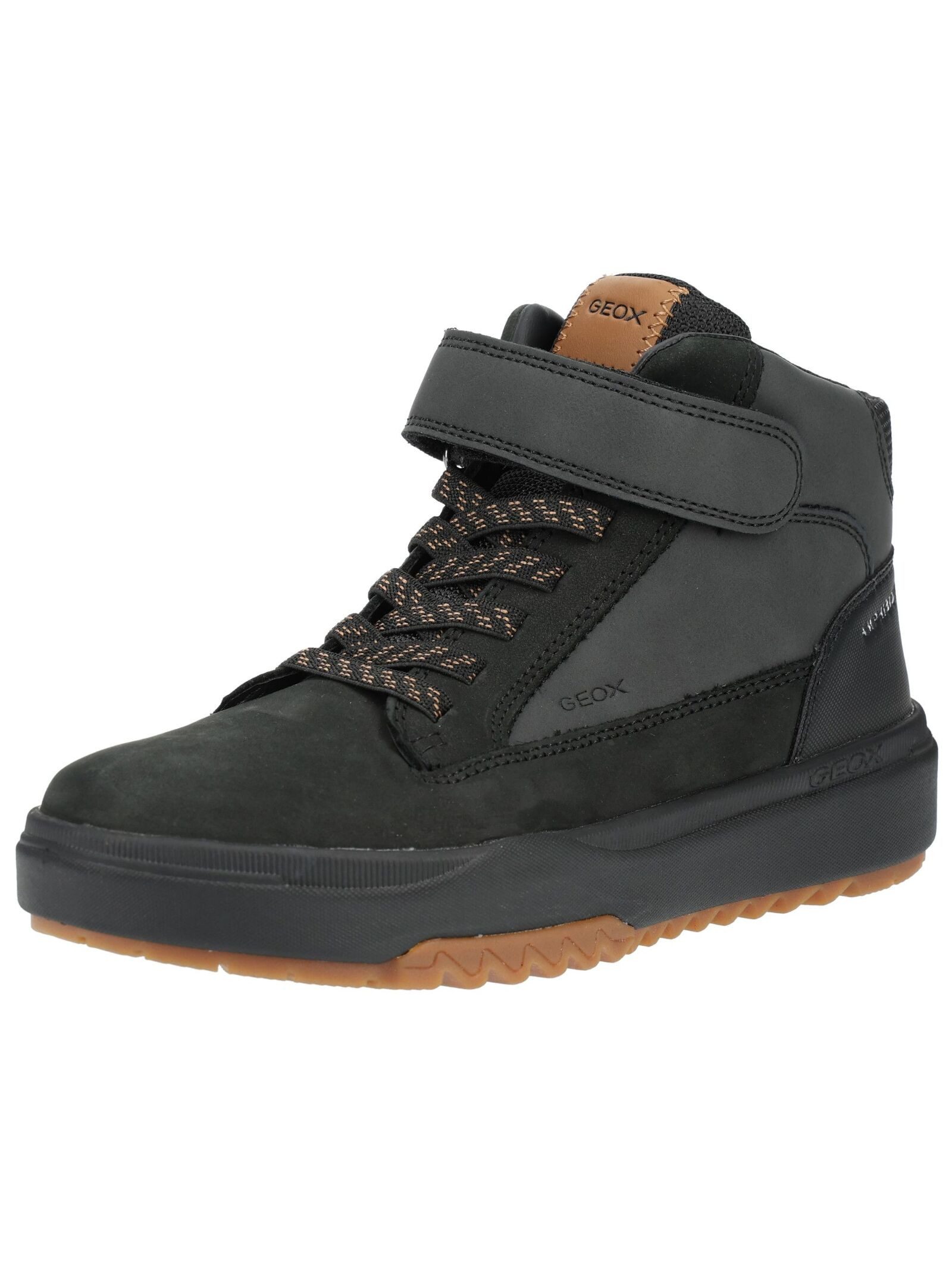 Geox Geox Stiefelette Leder/Synthetik Schnürstiefelette