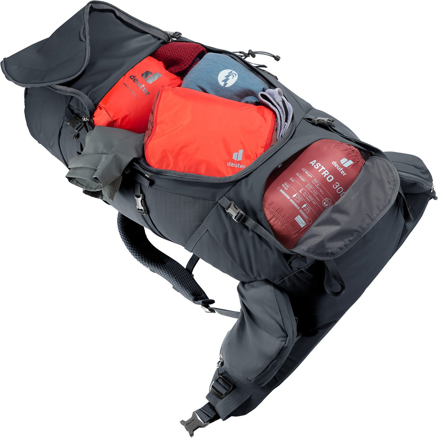 deuter Wanderrucksack Trekkingrucksack Aircontact Core 60+10